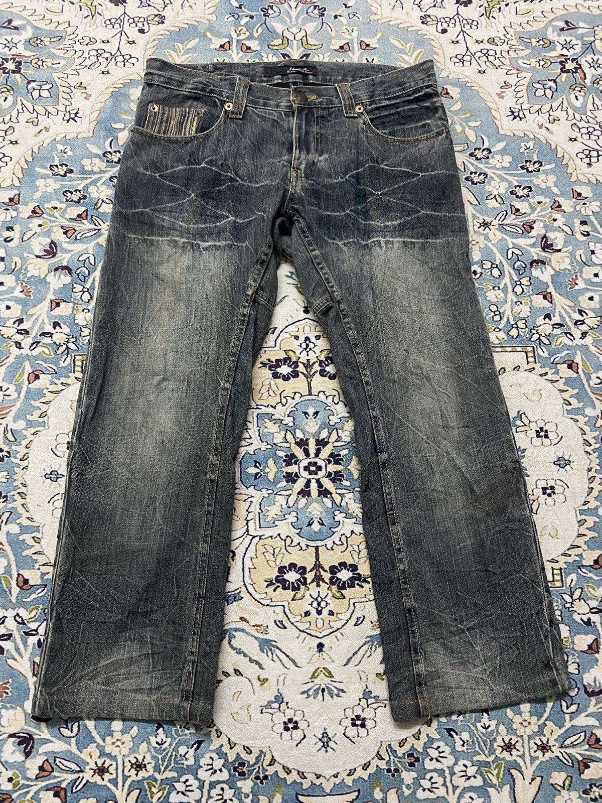 Designer × Japanese Brand 🔥 Handcrafted Jeans X Dominate Size US 34 / EU 50 - 2 Thumbnail