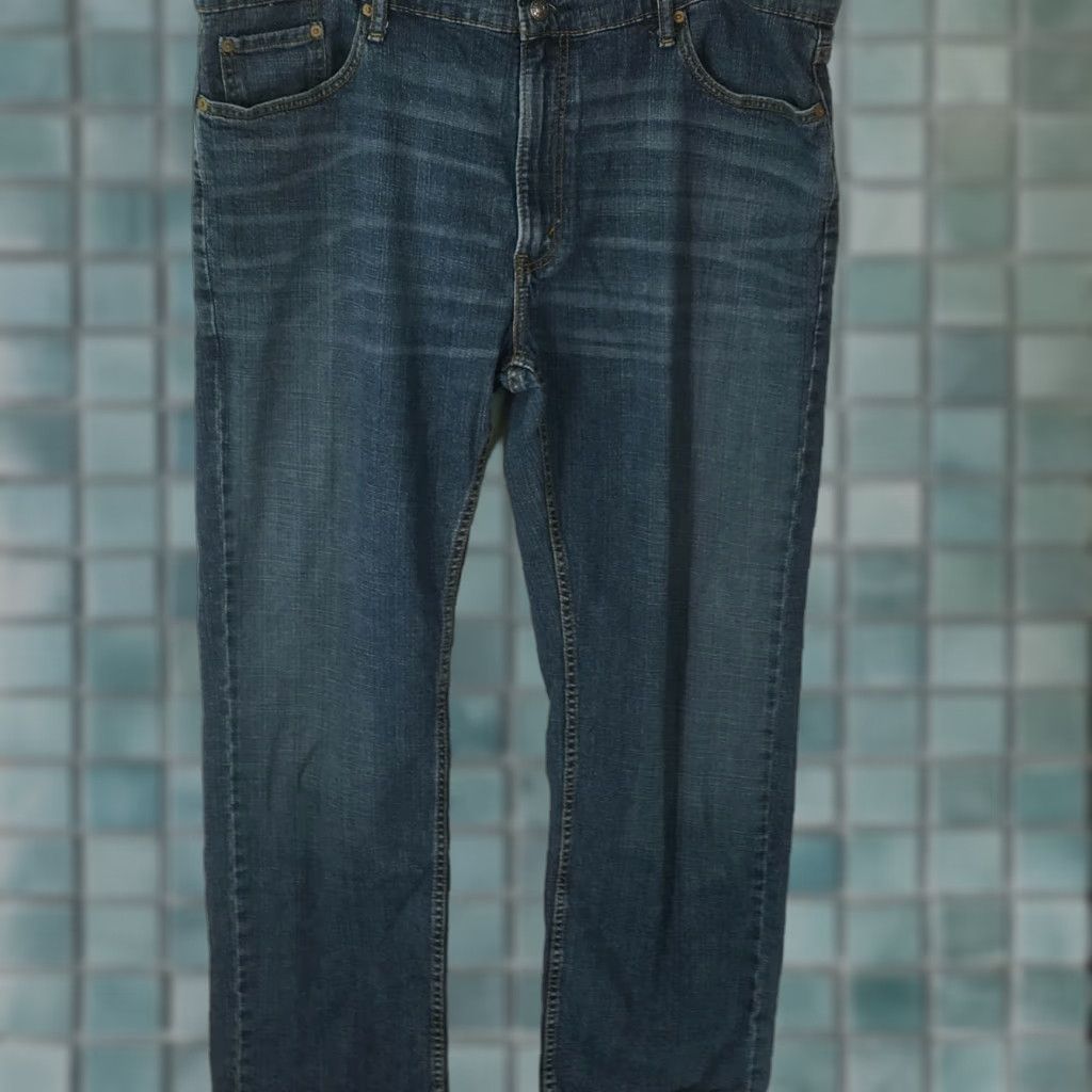 Levi's Levi's 285 Denizen Jeans - Mens - Jeans - 42X32 - Blue - Relaxed Mid Rise - 5 Pocket - Denim - Button Closure - 32 Inseam - Straight Style Size US 44 / EU 60 - 1 Thumbnail