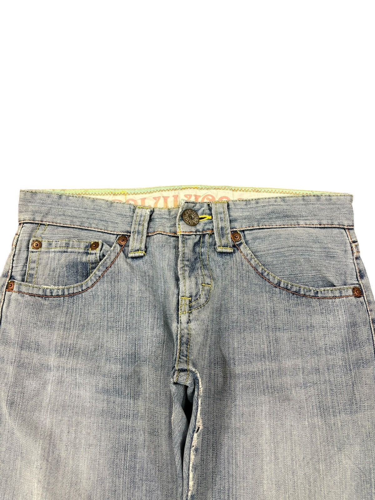 Japanese Brand Vintage Japanese Cocolulu Distressed Baggy Jeans Size 33" - 4 Thumbnail