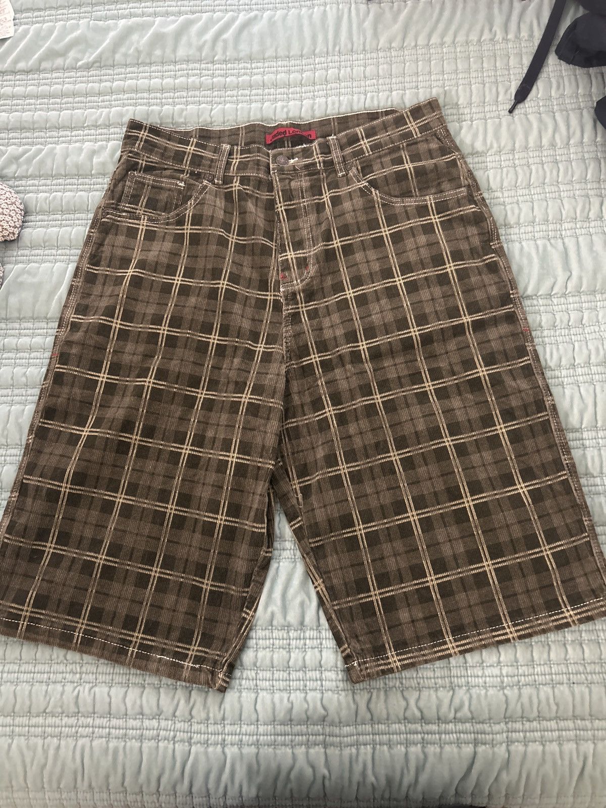 Jaded London Brooklyn cord jumbo shorts | Grailed