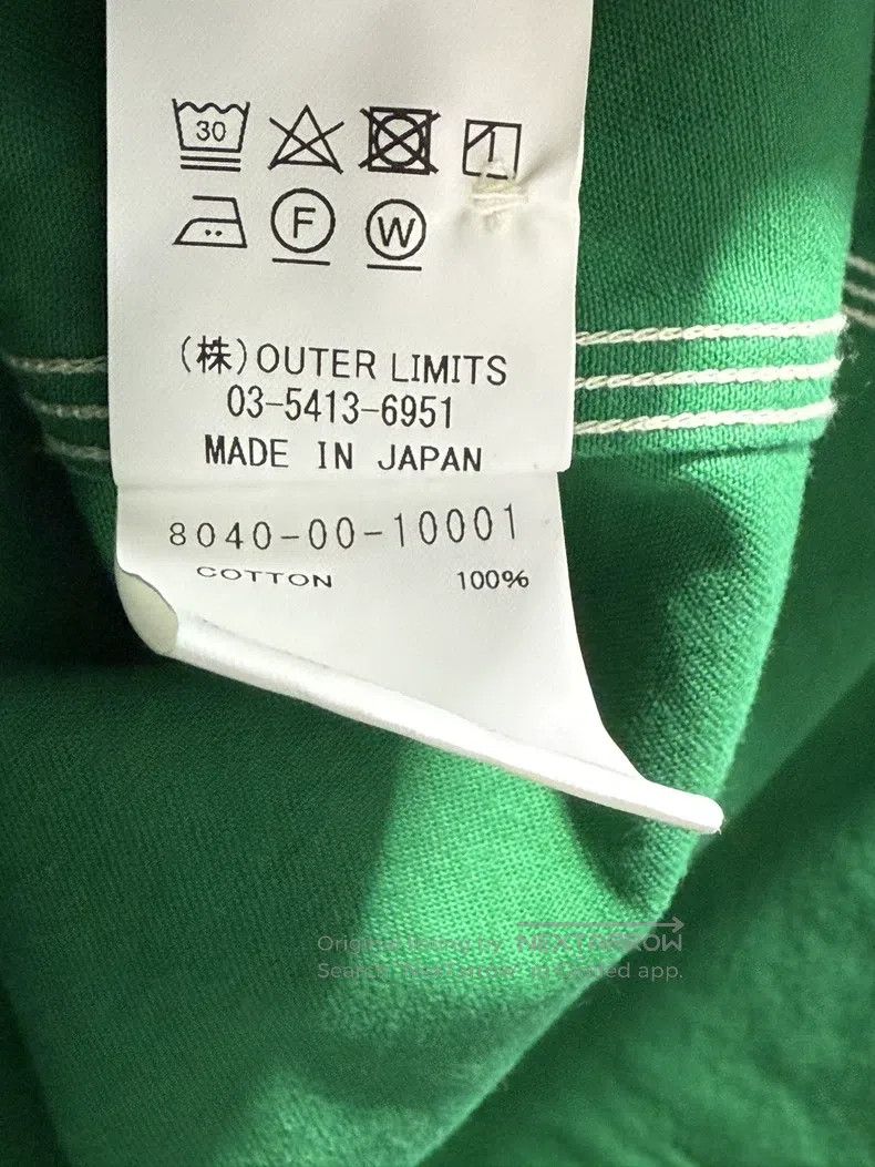 Nigel Cabourn Nigel Cabourn Military Style Long Sleeve Shirt Green Size US M / EU 48-50 / 2 - 9 Thumbnail
