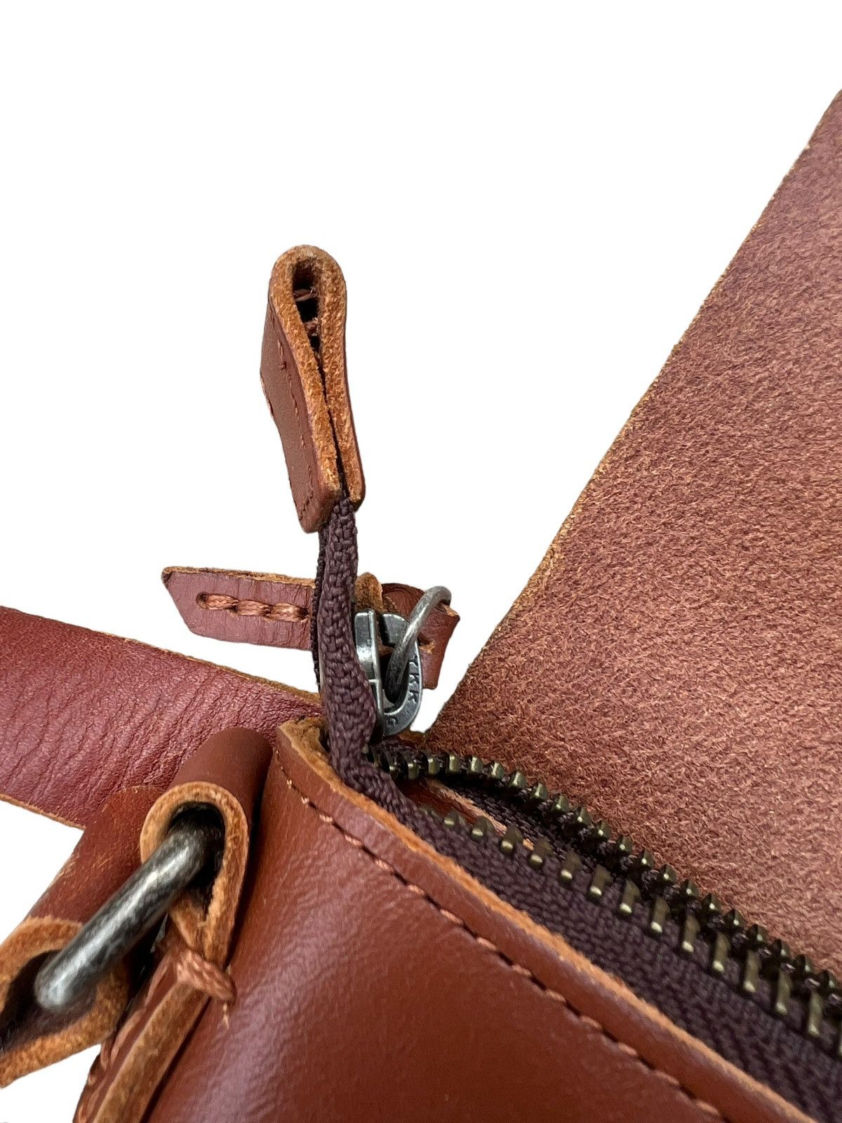 Leather Vintage H1203 Mano Fece Japan Leather Bag Size ONE SIZE - 20 Thumbnail
