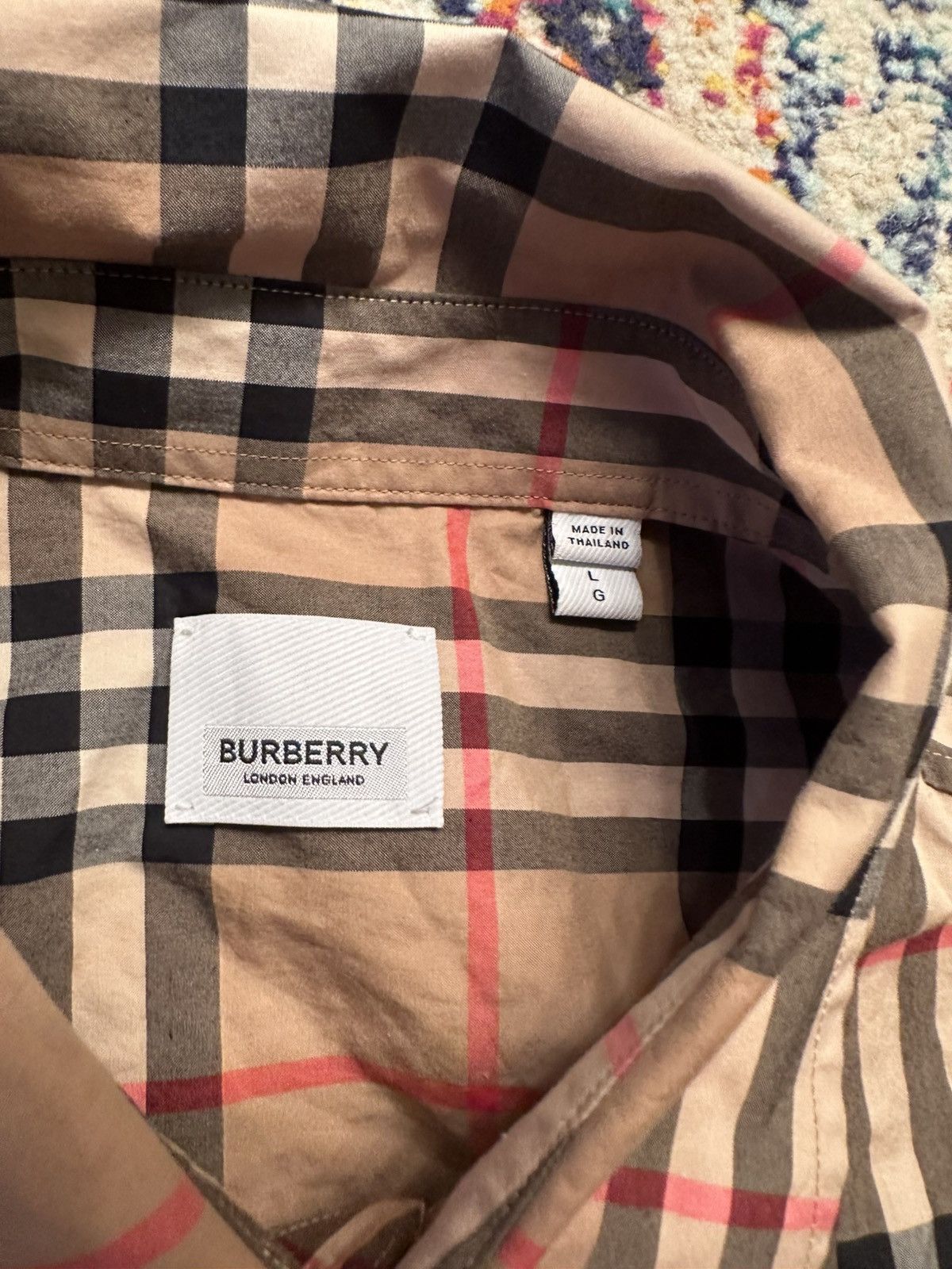 Burberry Burberry Nova Check L/S Button Up Large Size US L / EU 52-54 / 3 - 2 Thumbnail