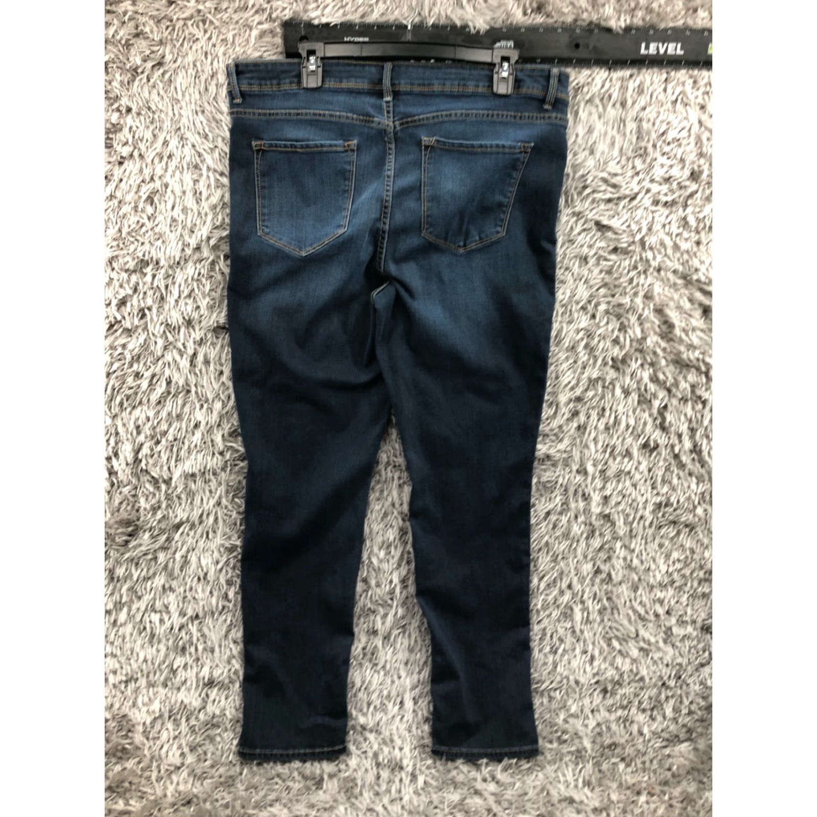 Vintage Time & TRU Jeans Skinny Womens Plus 18 Medium Wash Blue Denim 5-Pocket Regular Rise Jeans Time And Tru Womens Plus Size 18 Blue Size 40" / US 18 - 5 Thumbnail