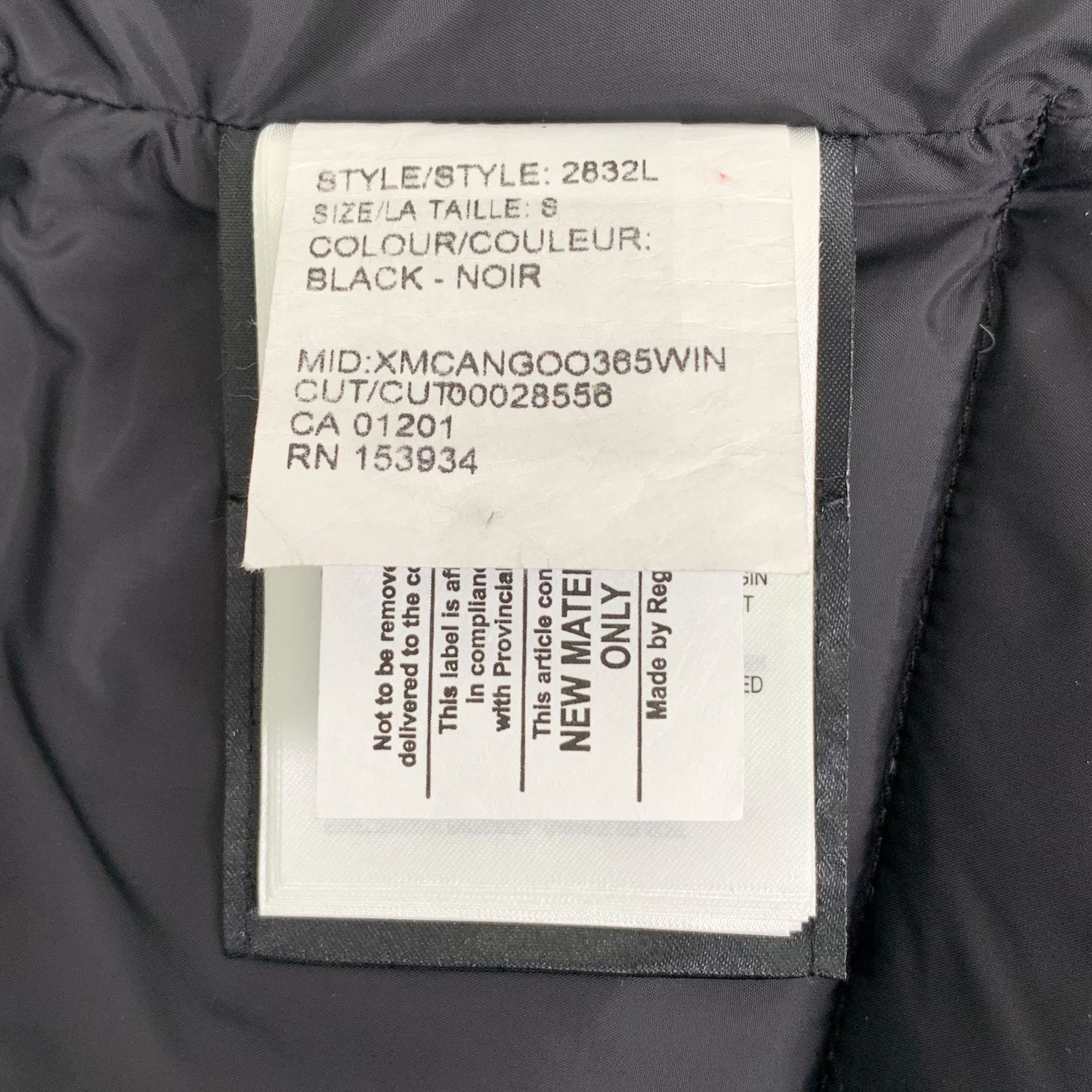 Canada Goose Canada Goose Black Logo Patch Zip-Up Down Vest (Size S) Size US S / EU 44-46 / 1 - 6 Thumbnail