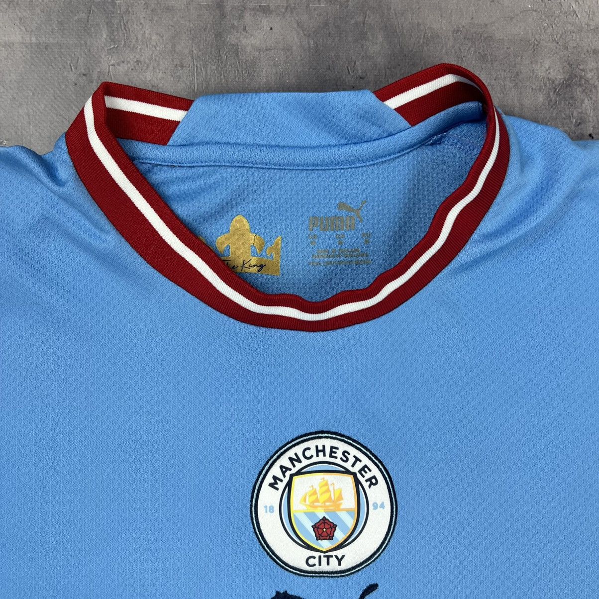 Puma Rare! Foden 47 Puma Manchester City Soccer Jersey Shirt 00s Size US M / EU 48-50 / 2 - 6 Thumbnail