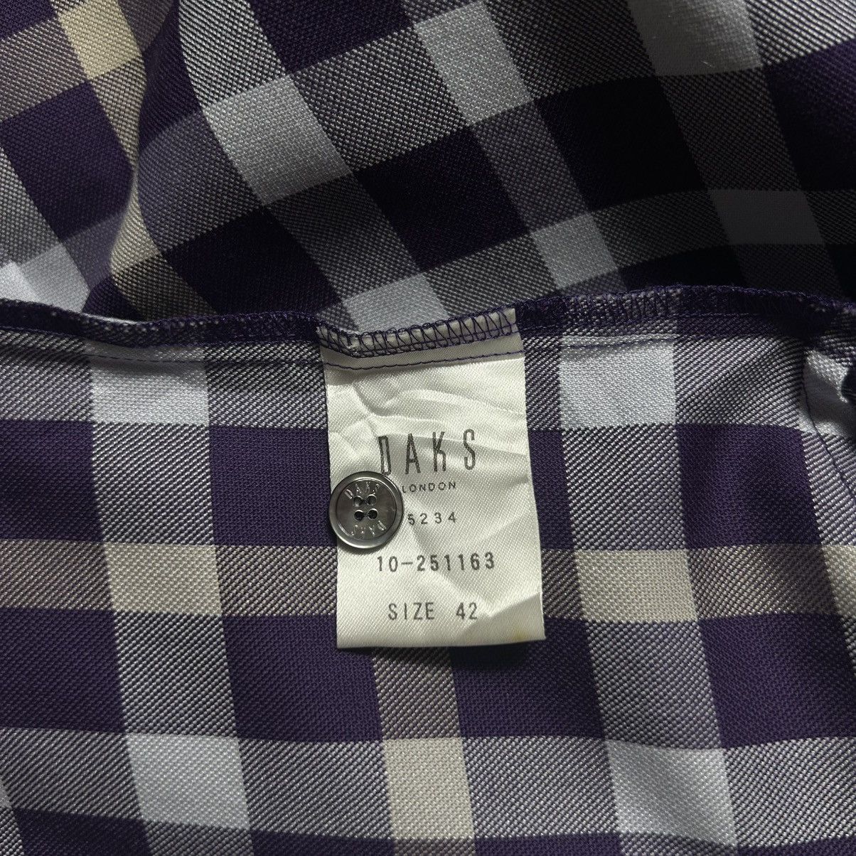 DAKS Daks London Nova Check Button Up Shirt Size M / US 6-8 / IT 42-44 - 10 Thumbnail