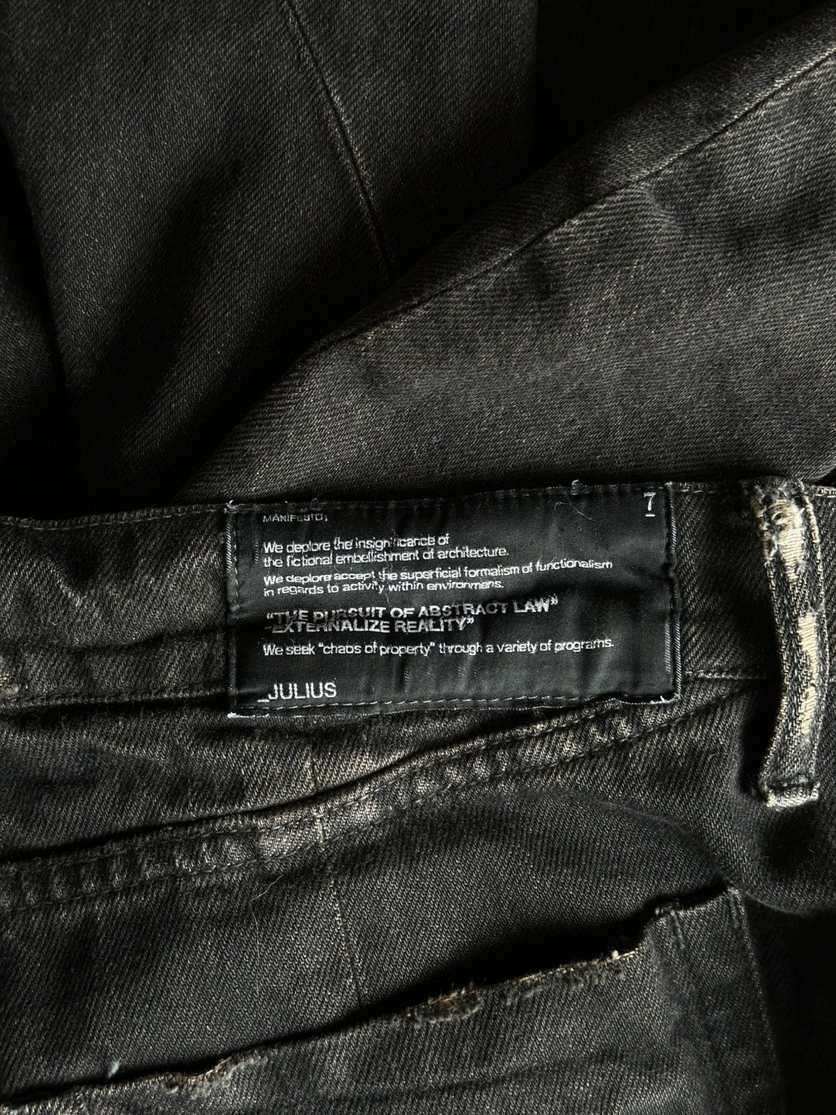 Julius JULIUS SPIRAL TWISTED SEAM DENIM Size US 32 / EU 48 - 5 Thumbnail