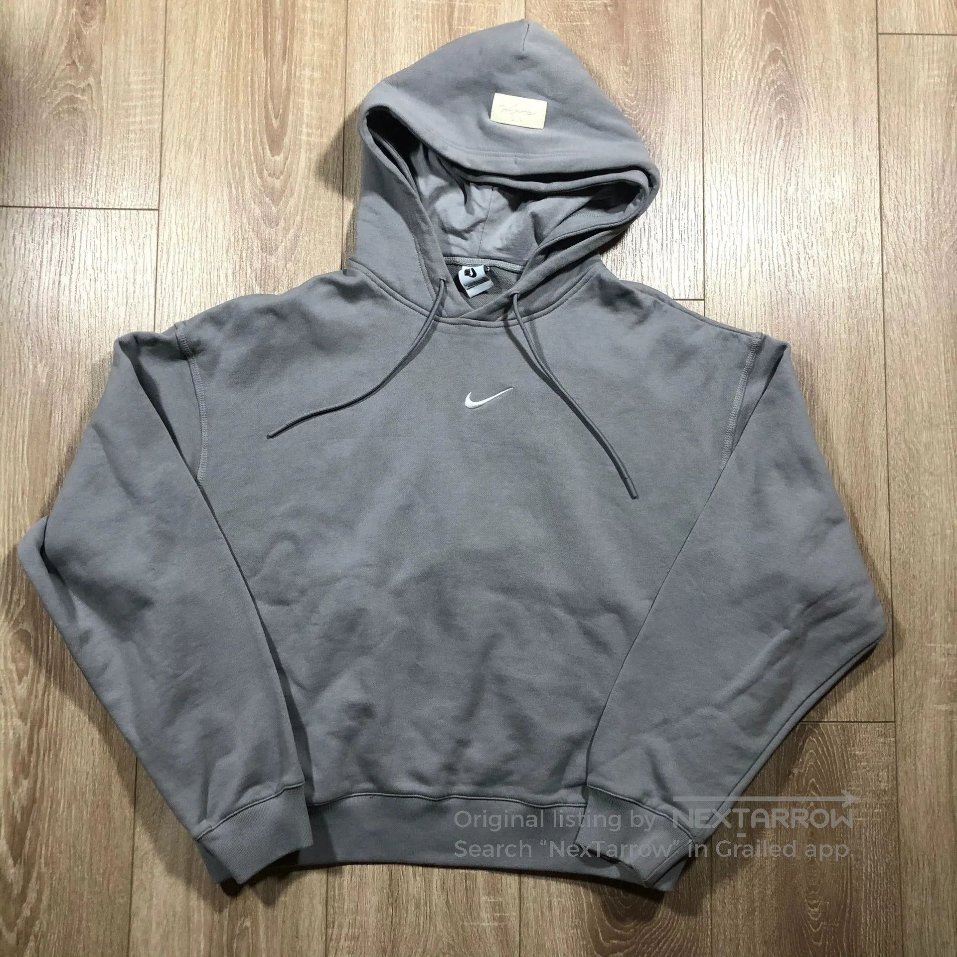 Visvim Nike x Fear Of God Gray Hoodie. Size US S / EU 44-46 / 1 - 1 Thumbnail