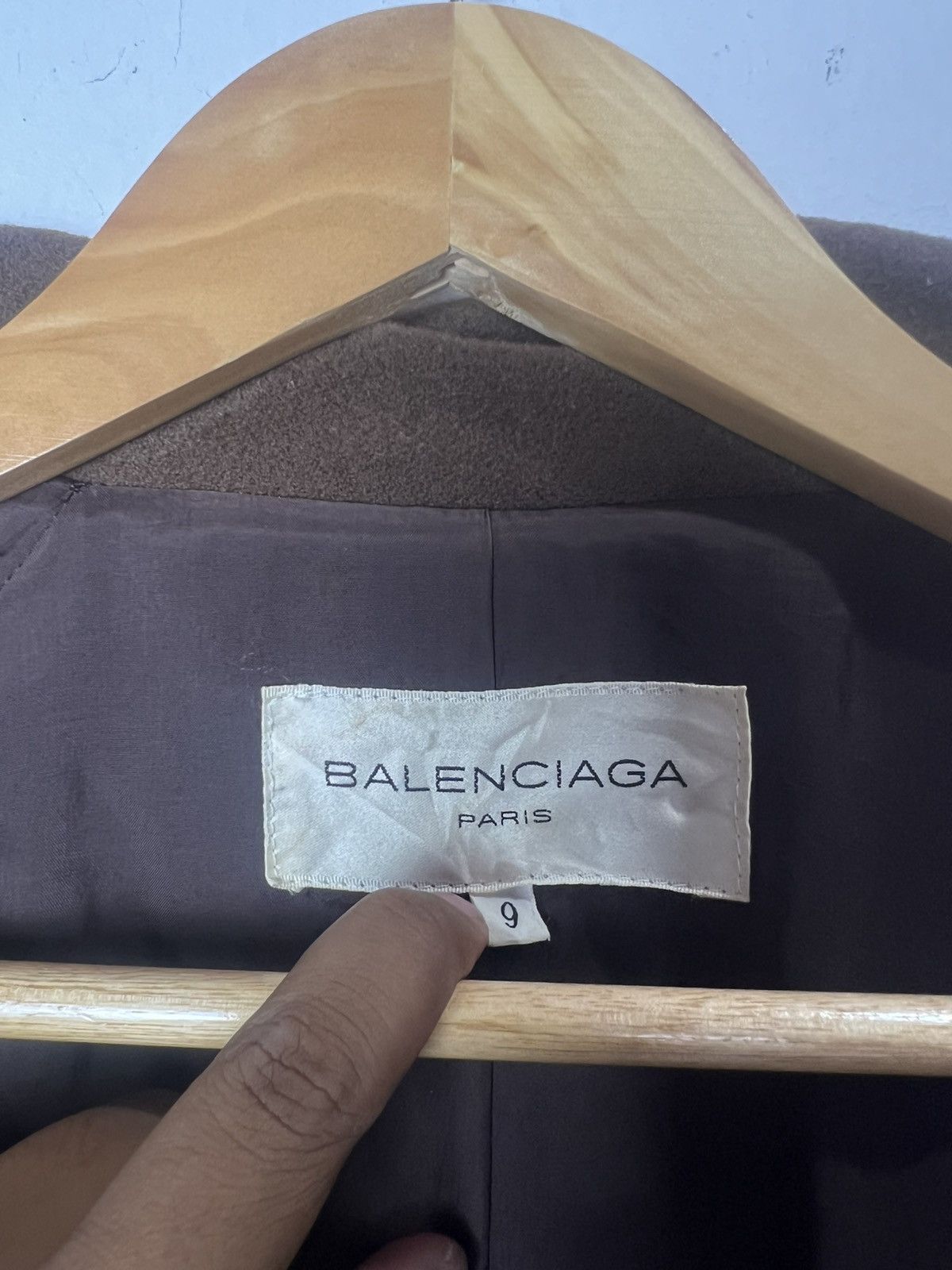Balenciaga Balenciaga Wool Brown Coat Size US L / EU 52-54 / 3 - 12 Thumbnail