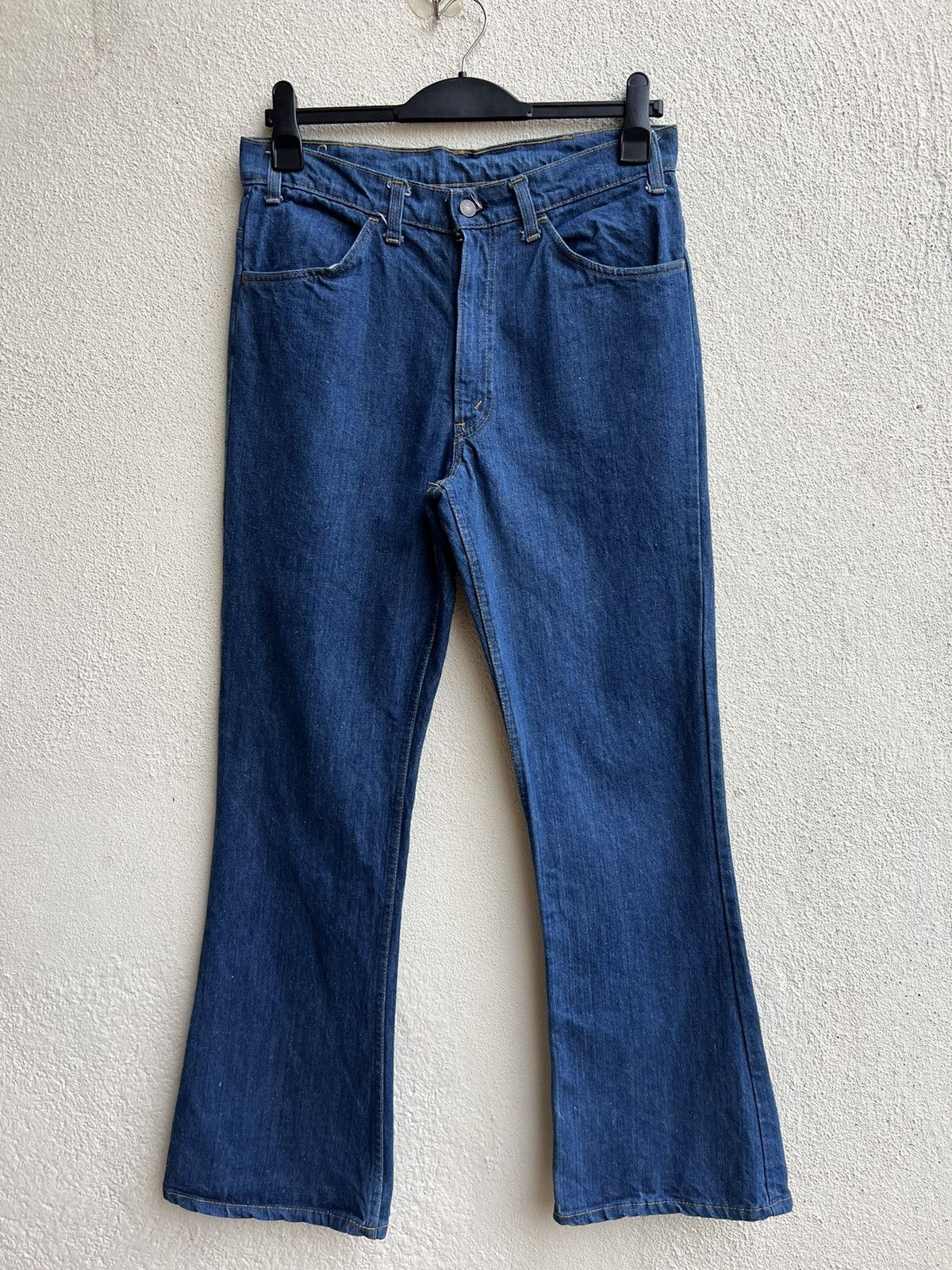 Levi's RARE! Vintage 70s Levi’s 646 Orange Tab Denim Bootcut Jeans Size US 33 - 20 Thumbnail