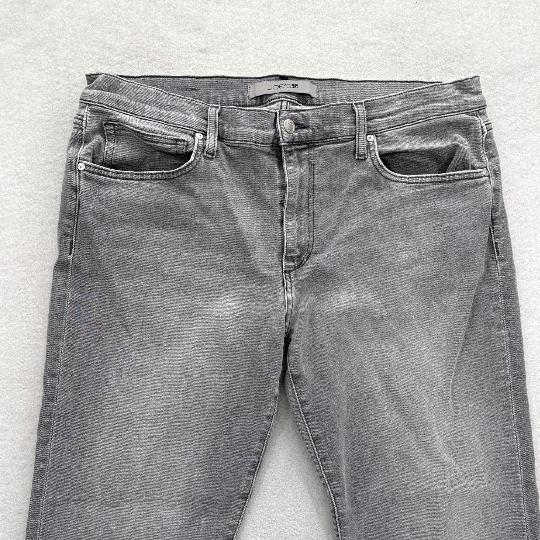 Vintage Joe's Jeans The Brixton Straight Jeans Mens 38x34 Gray Slim Stretch Denim Size US 38 / EU 54 - 2 Thumbnail