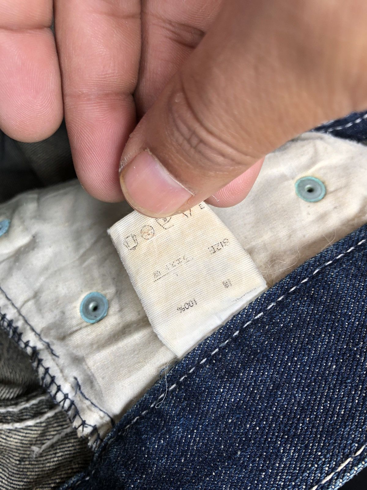 Japanese Brand Improve Destress Jeans Denim Nice Design Size US 32 / EU 48 - 7 Thumbnail