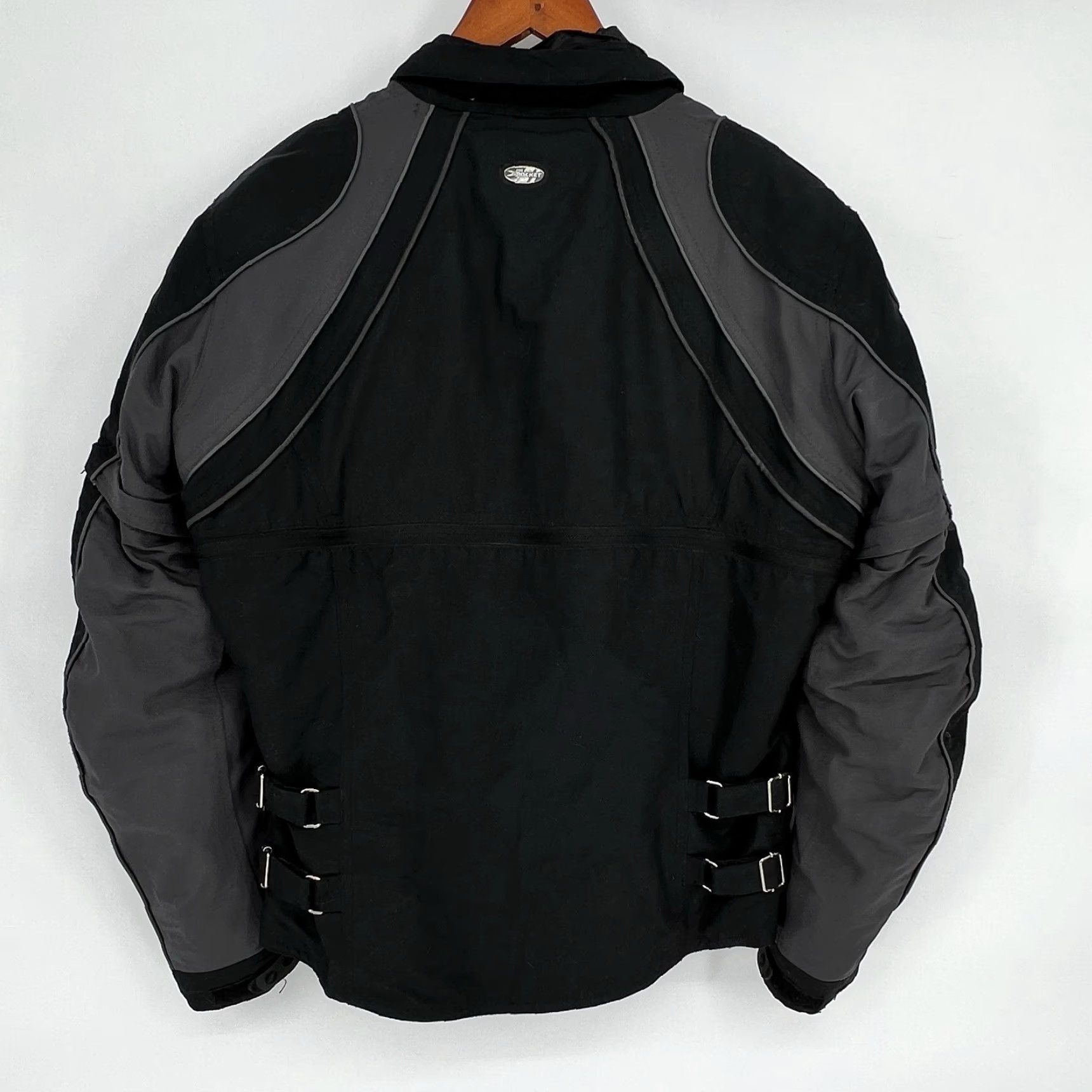 Joe Rocket Joe Rocket Motorcycle Jacket Women’s Lined Size Medium Black Gray Size M / US 6-8 / IT 42-44 - 5 Thumbnail