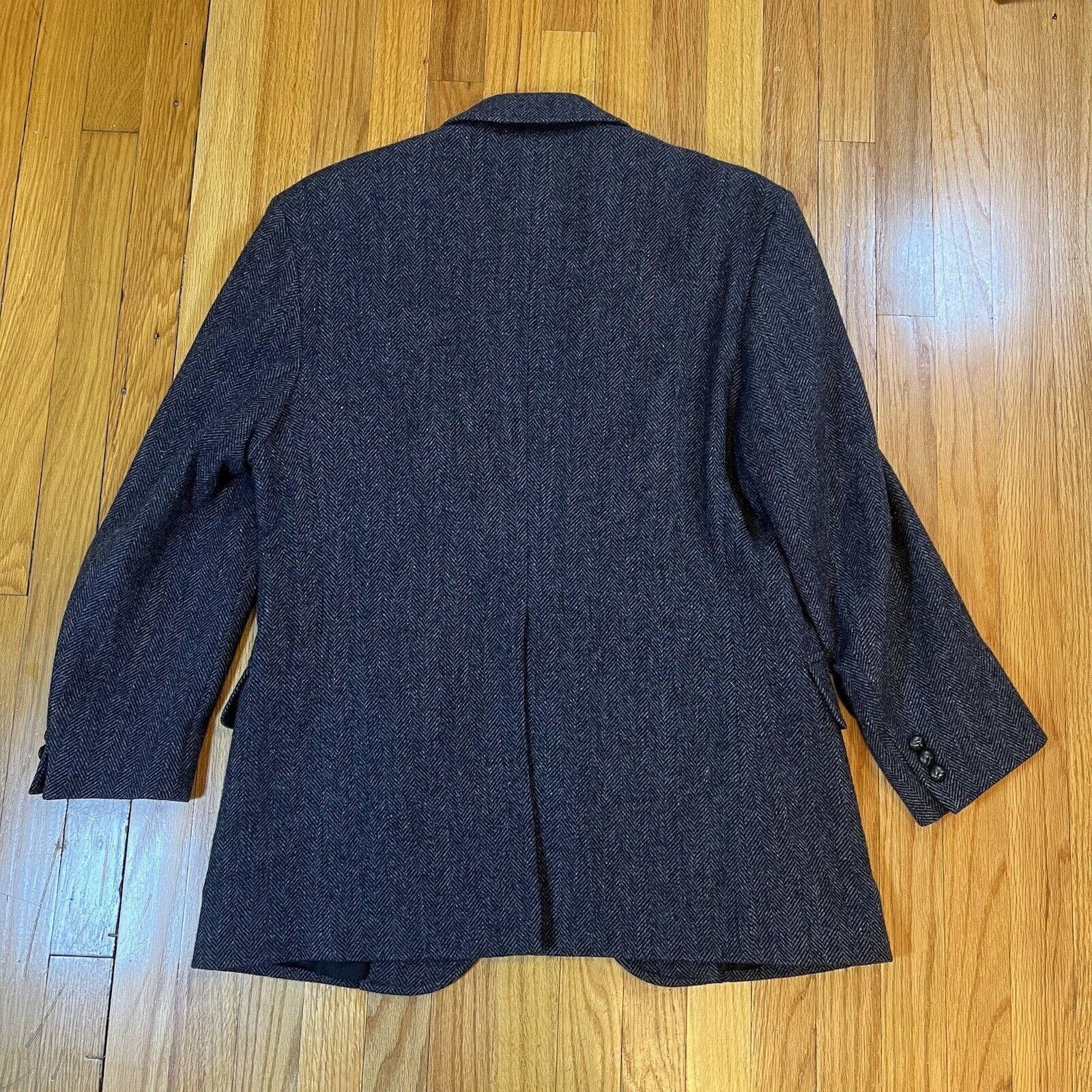 Pendleton Vtg Pendleton Blazer Mens 42 Wool Gray Tweed Sport Coat USA Size 42R - 6 Thumbnail