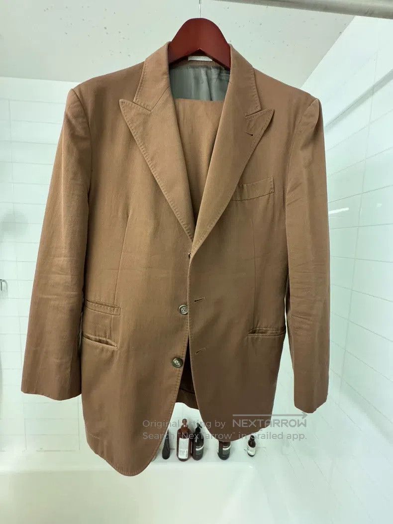 Brunello Cucinelli Brunello Cucinelli Brown wool suit Size 50L - 1 Thumbnail