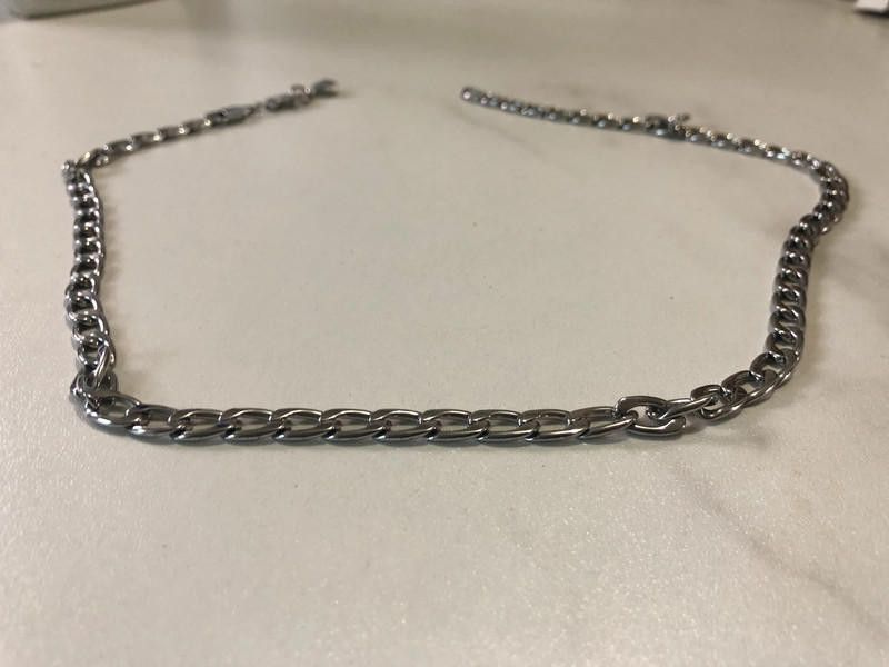 Designer Stainless steel long size chain necklace Size ONE SIZE - 4 Thumbnail