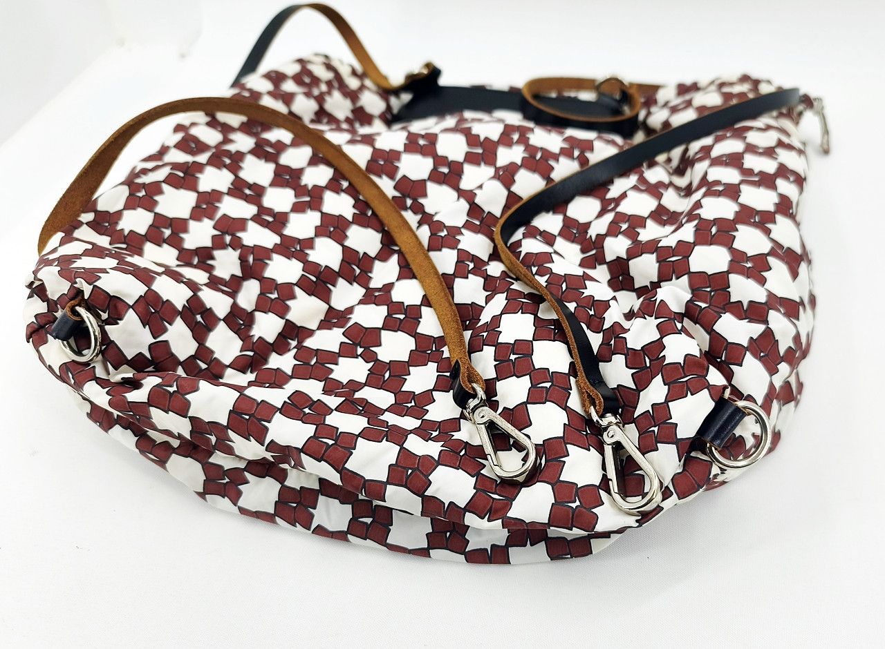 Marni MARNI reversible nylon floral drawstring backpack Size ONE SIZE - 13 Thumbnail