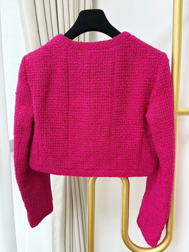 Chanel Chanel 21K rose double C diamond buckle braided long-sleev Size S / US 4 / IT 40 - 3 Thumbnail