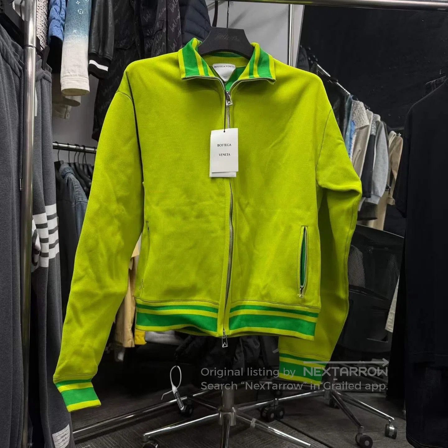 Bottega Veneta Bottega Veneta Green Sports Jacket. Size US L / EU 52-54 / 3 - 1 Thumbnail