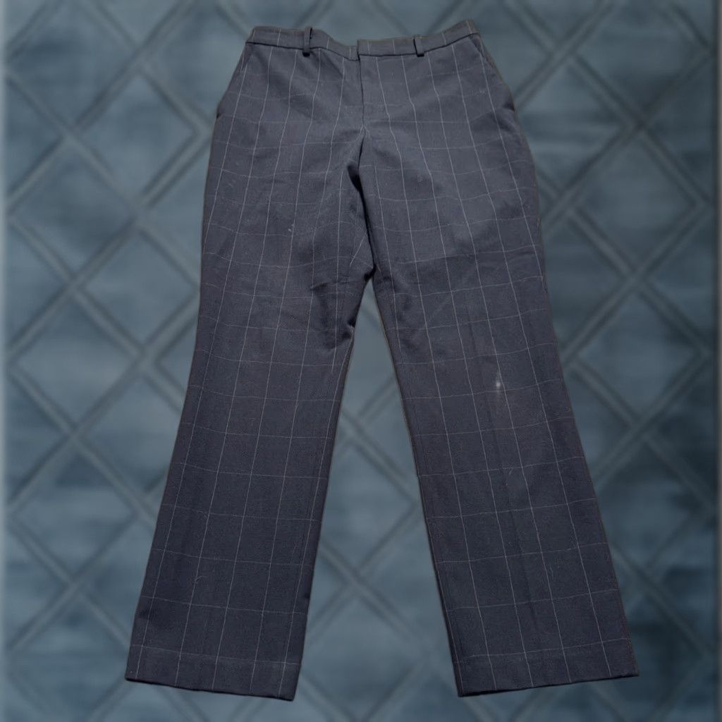 Uniqlo Uniqlo Pants Men 28 Slim Straight Blue Windowpane Preppy Dress Pants Casual 28x27 Size US 28 / EU 44 - 1 Thumbnail