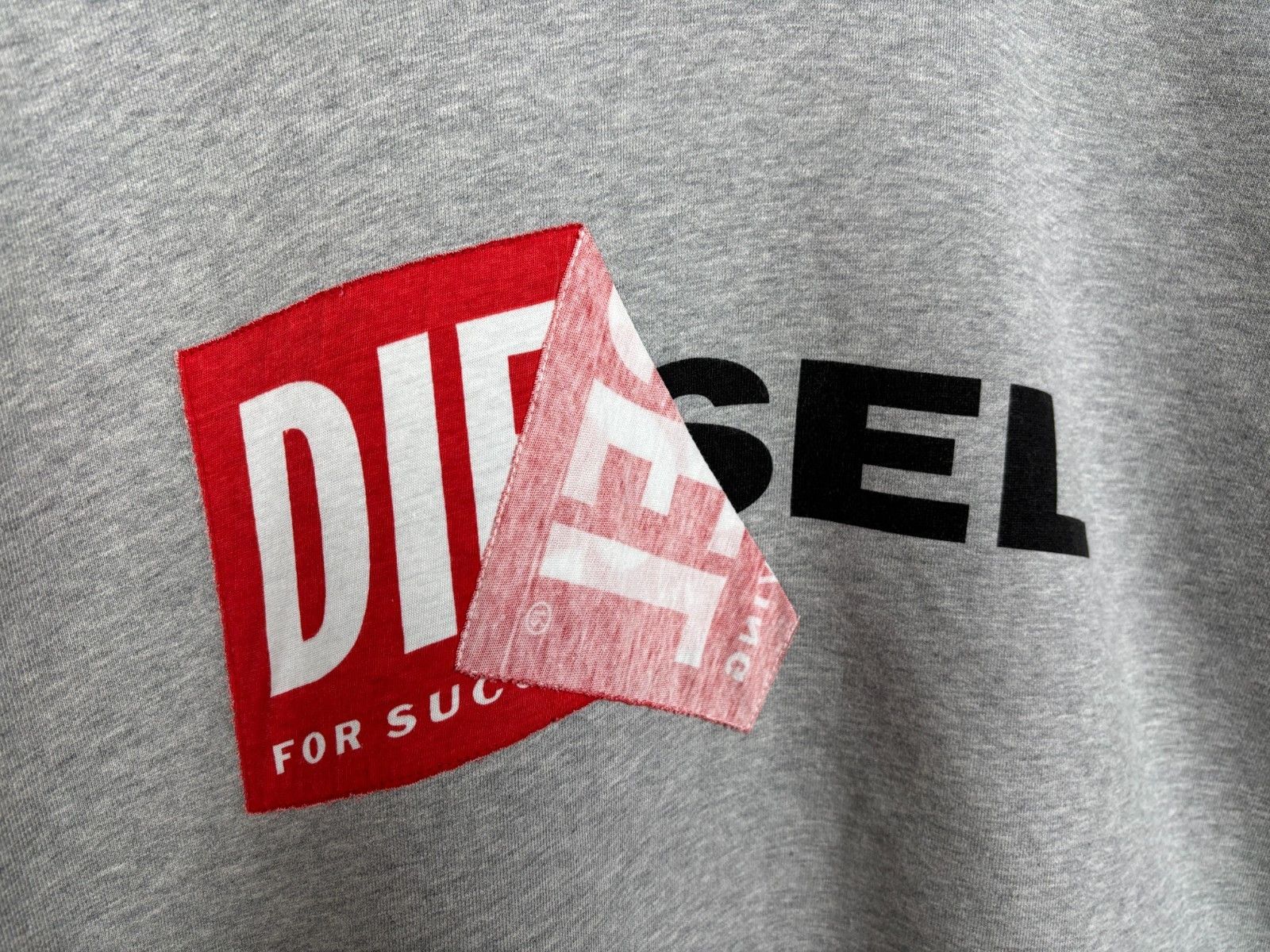 Diesel Diesel Distressed Distorted Logo Hoodie Size US XS / EU 42 / 0 - 3 Thumbnail