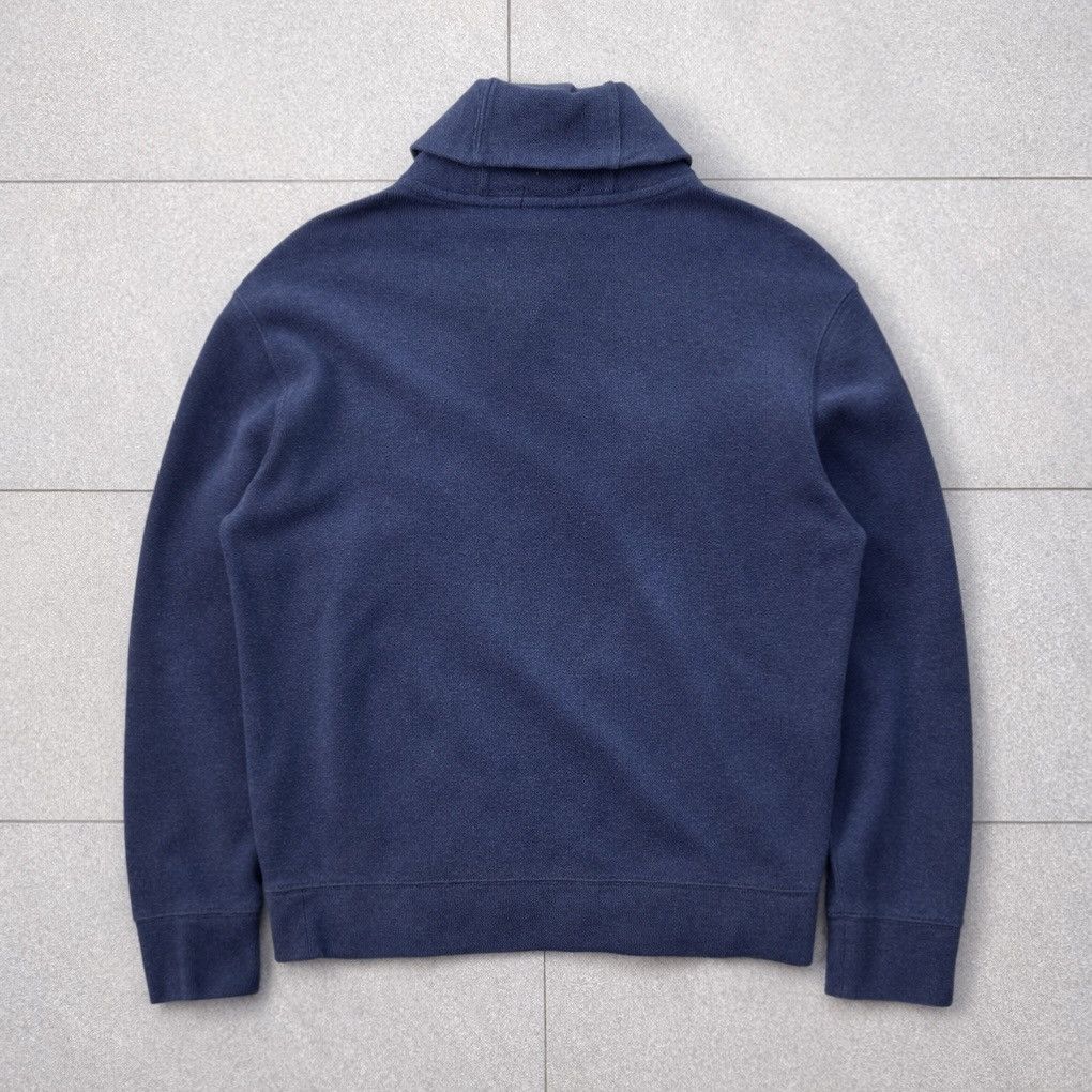Polo Ralph Lauren Polo Ralph Lauren Navy Blue Shawl Collar Pullover Sweater Size US L / EU 52-54 / 3 - 5 Thumbnail