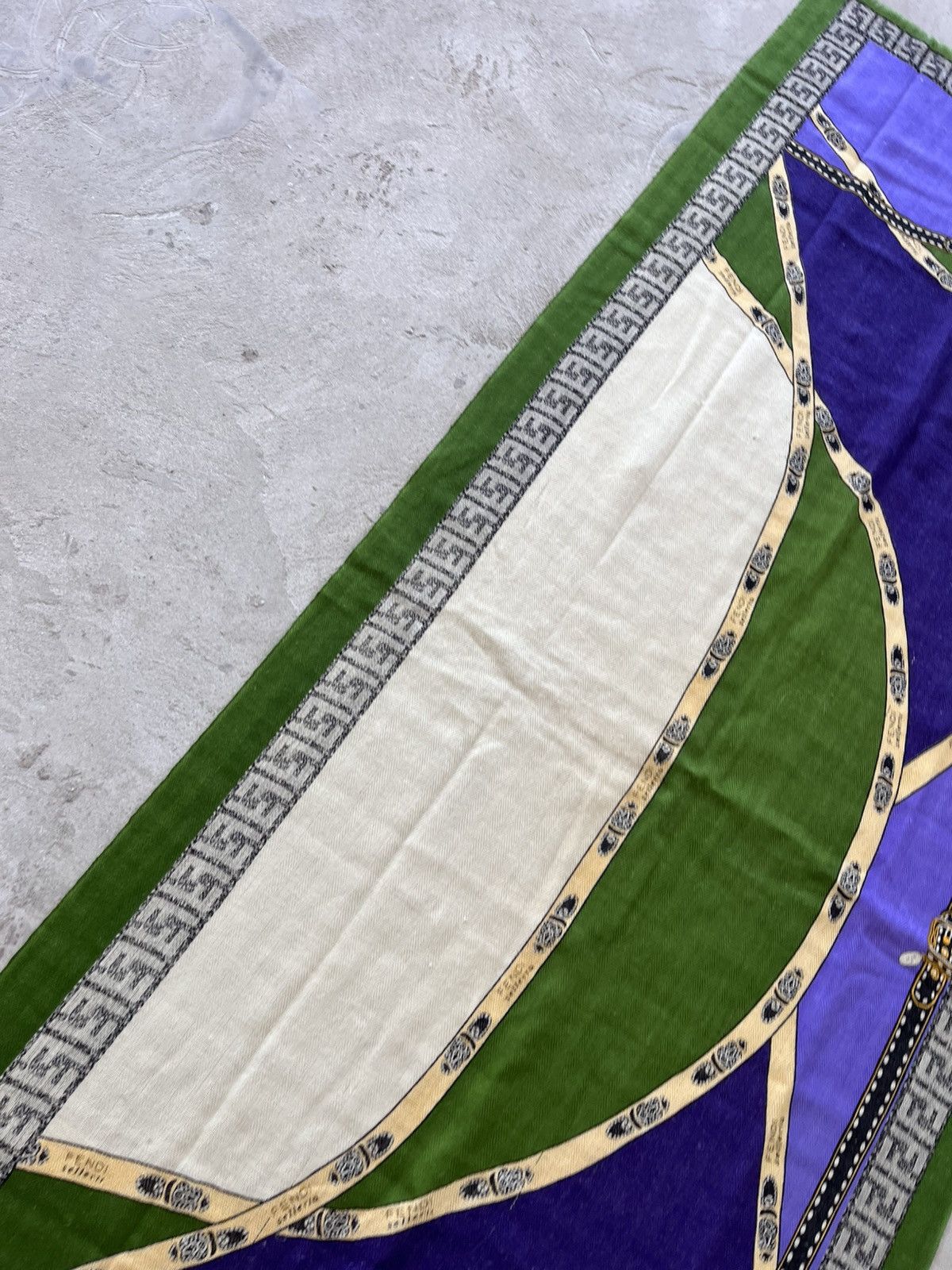Fendi Rare 70s 80s Vintage Fendi Scarf Luxury Archive Y2K Size ONE SIZE - 6 Thumbnail
