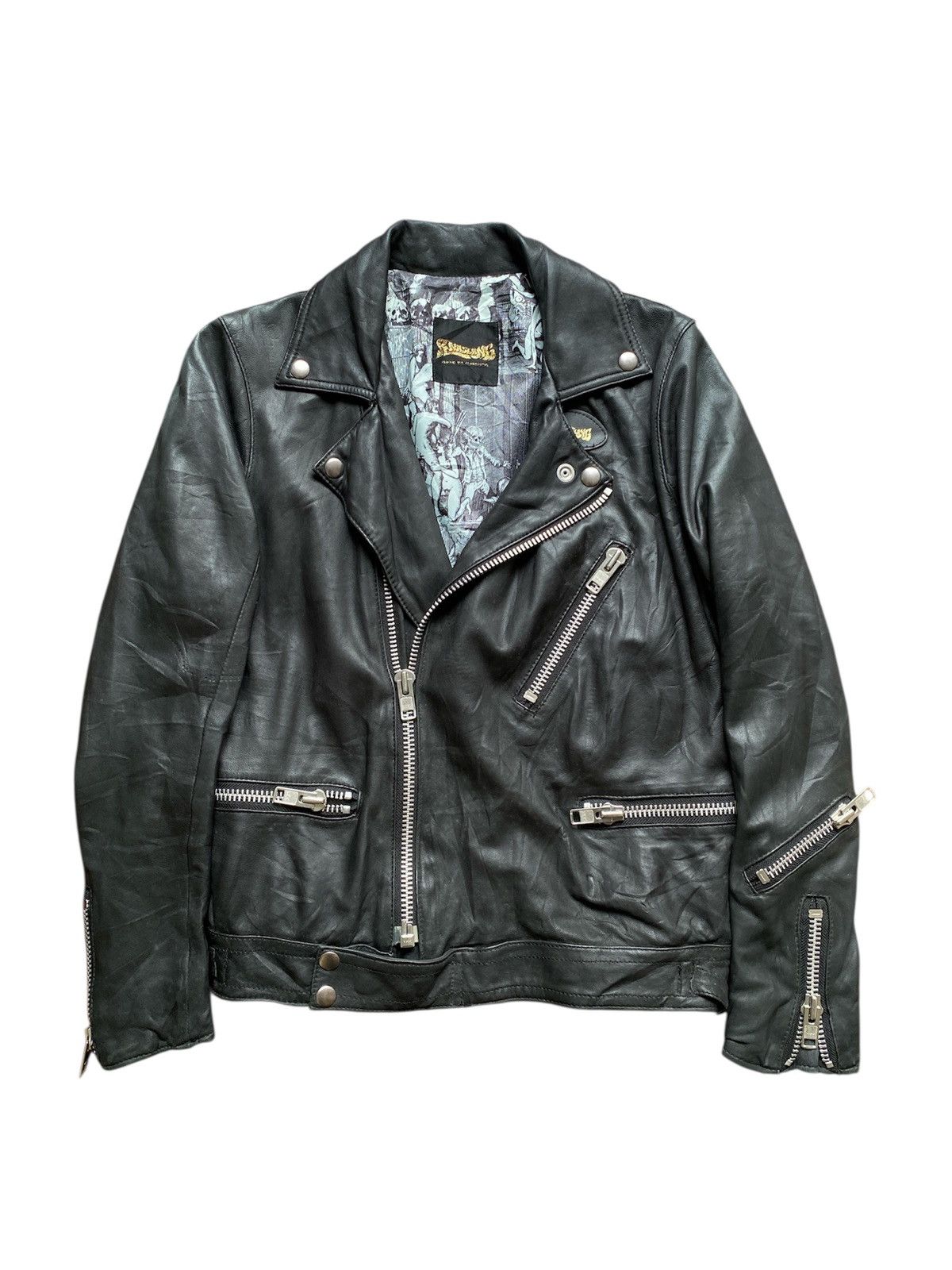 Seditionaries RNA Slang Seditionaries Punk Leather Design Jacket Size US S / EU 44-46 / 1 - 1 Thumbnail