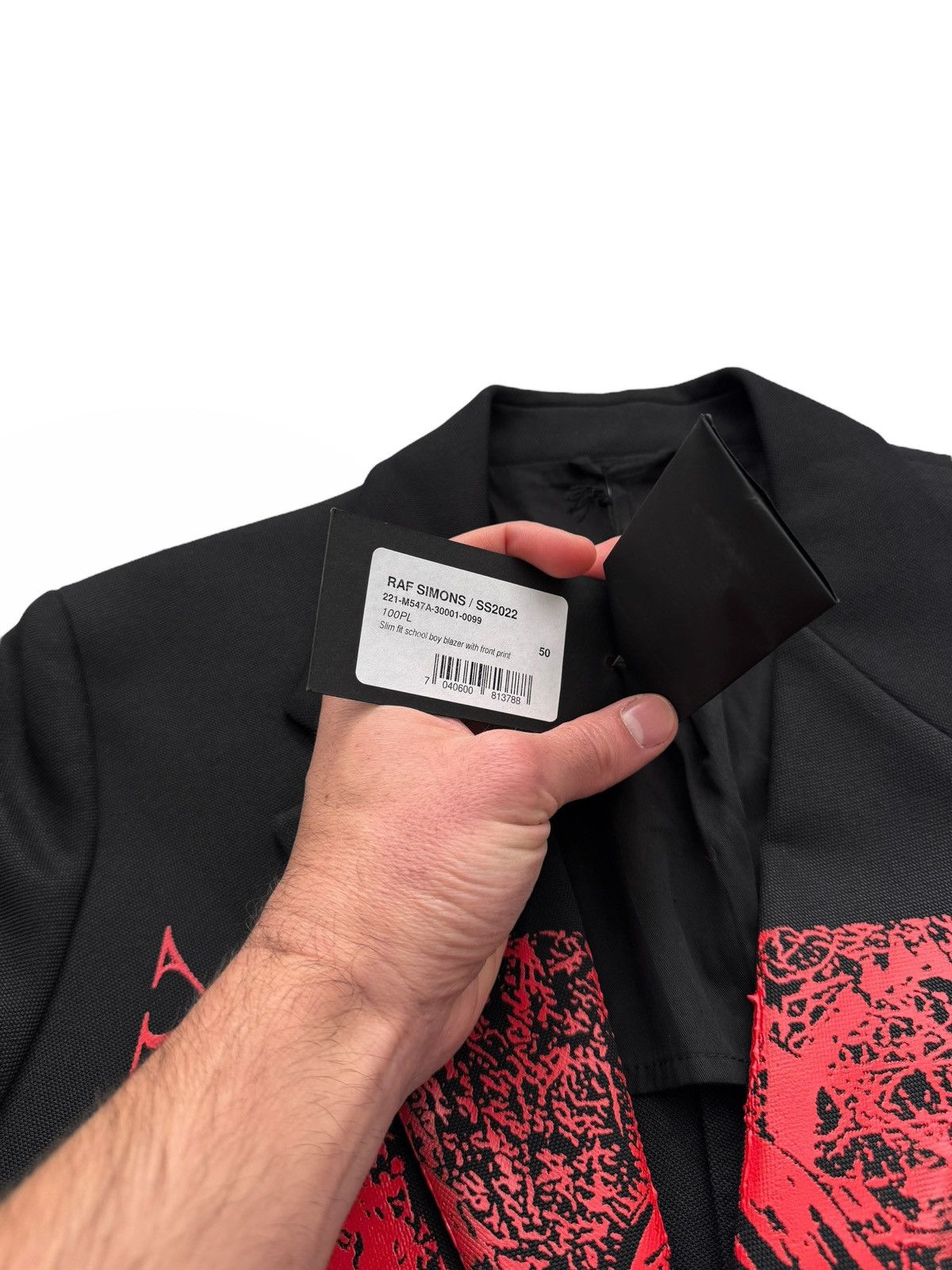 Raf Simons Rare 2022 School Printed Blazer Jacket Solemn-X Size US L / EU 52-54 / 3 - 6 Thumbnail