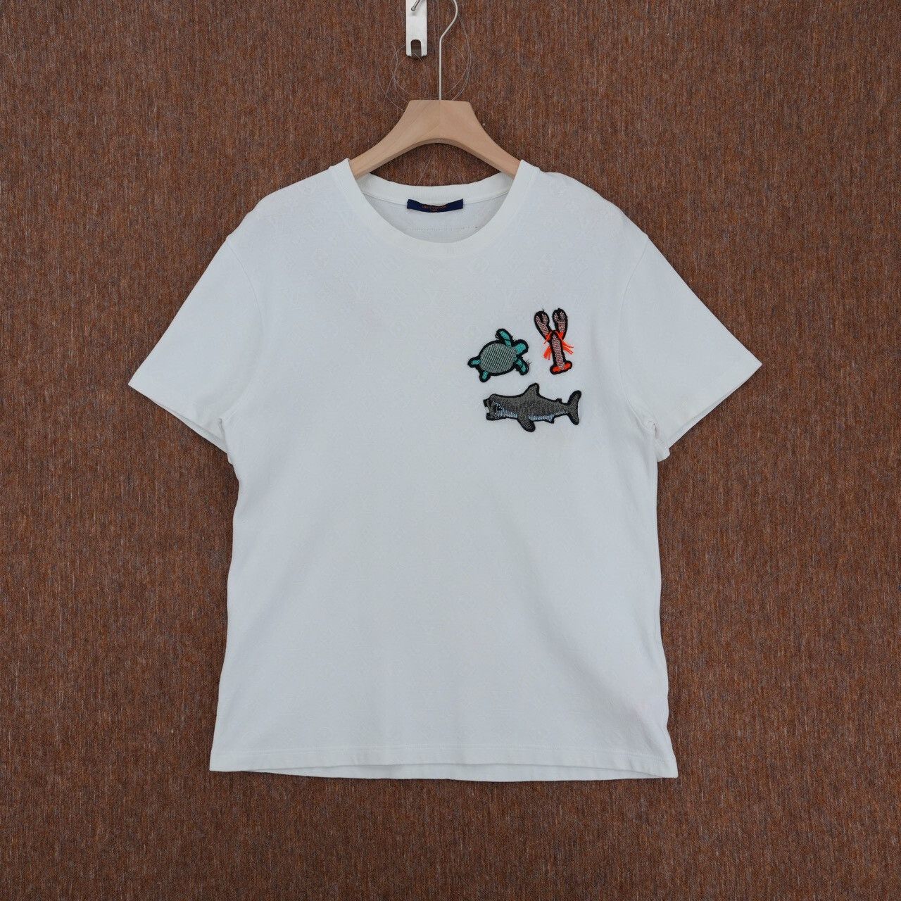 Louis Vuitton Louis Vuitton Monogram Beaded Short Sleeve Size US M / EU 48-50 / 2 - 1 Thumbnail