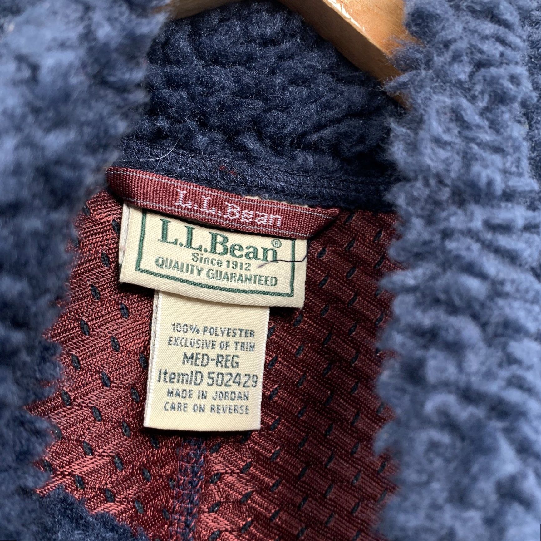 Vintage LL Bean Mens Vest Medium Regular Blue Sherpa Sleeveless Full Zip Outdoor Shirt Size US M / EU 48-50 / 2 - 3 Thumbnail