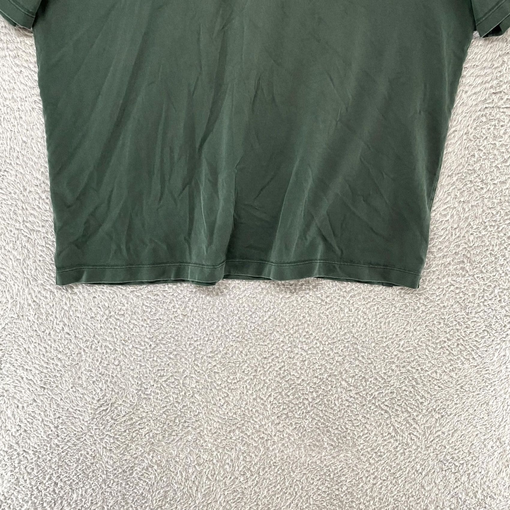 Lululemon Lululemon Mens Large Green Oversized Heavyweight Crewneck Cotton Tee Shirt Size US L / EU 52-54 / 3 - 2 Thumbnail