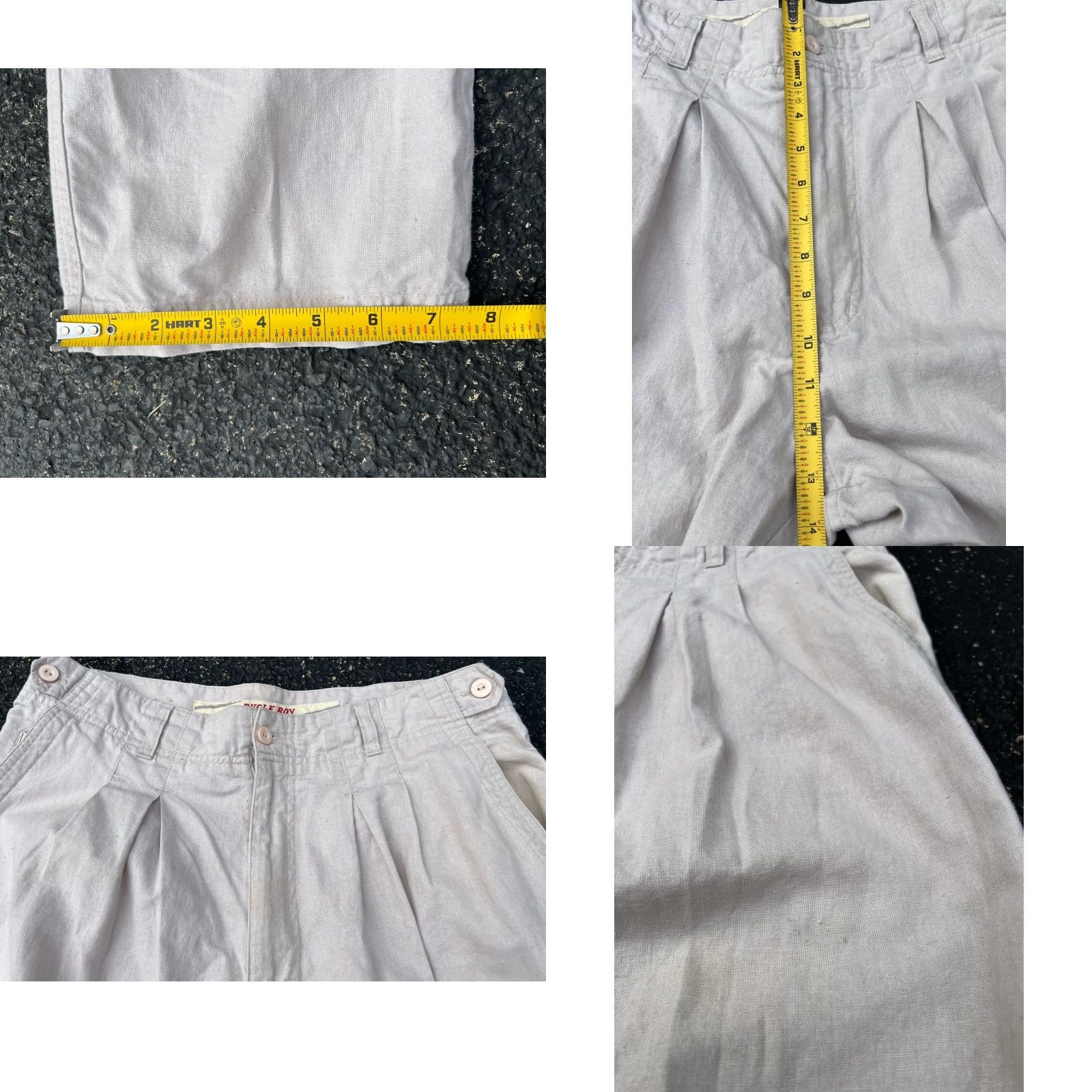 Bugle Boy VINTAGE Bugle Boy Pants Tan 32x31.5 1980s 1990s Peg/Tapered New Wave Cotton Size US 32 / EU 48 - 8 Thumbnail