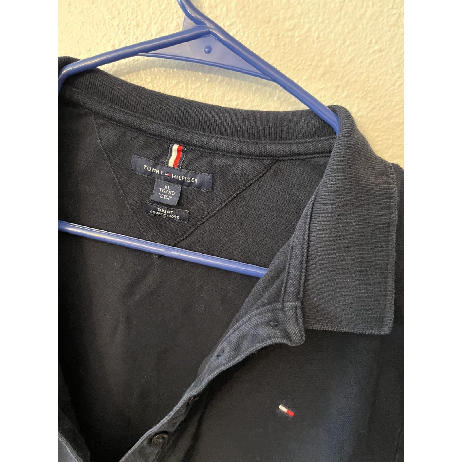 Tommy Hilfiger VINTAGE Tommy Hilfiger Polo Shirt Women’s XL Navy Blue Slim Fit Adult XL Polo Shirt Women’s Navy Blue Slim Fit Size XL / US 12-14 / IT 48-50 - 2 Thumbnail