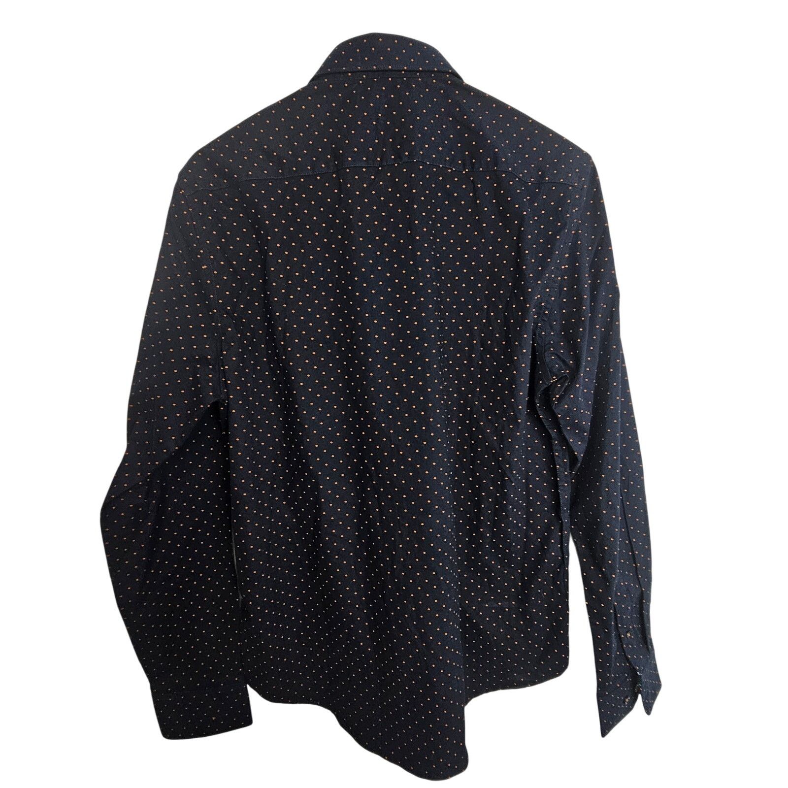 Rocky Ricky Singh Cactus Man Mens Polka Dot Dress Shirt Stretch M Size US M / EU 48-50 / 2 - 9 Thumbnail