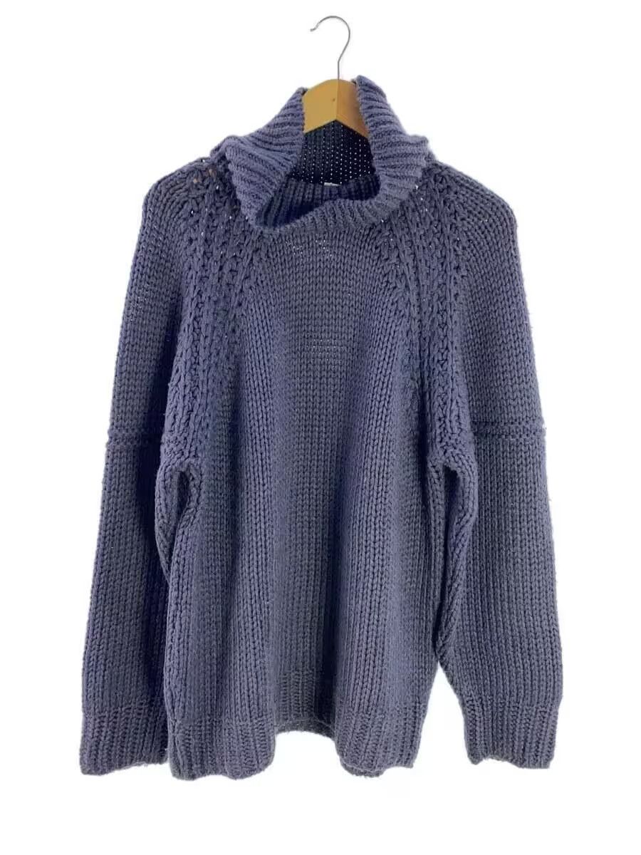 1990s Thick Weave Stitch Raglan Turtleneck Sweater