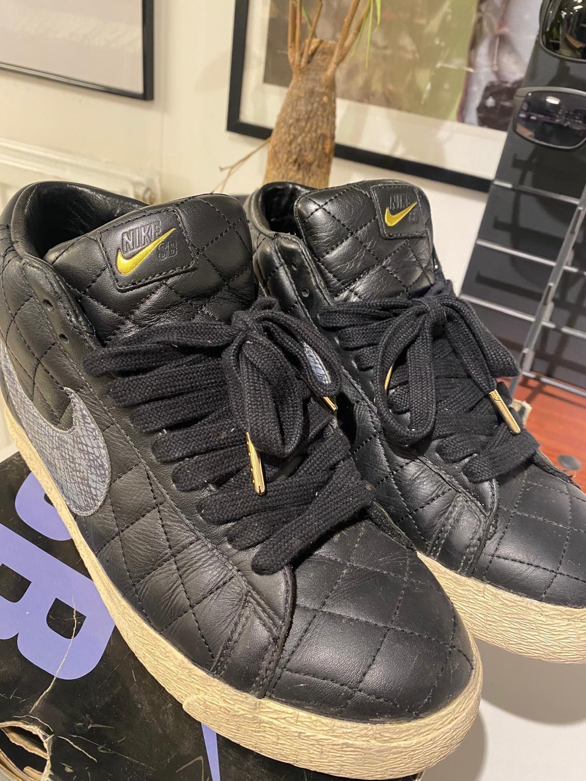 Nike × Supreme Nike x Supreme Blazer Black 2006 Size US 8.5 / EU 41-42 - 2 Thumbnail
