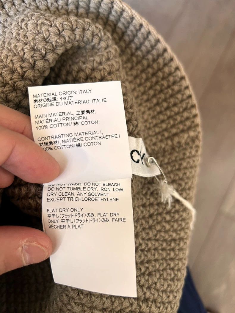 Our Legacy Our Legacy Light olive green knit cap Size ONE SIZE - 5 Thumbnail