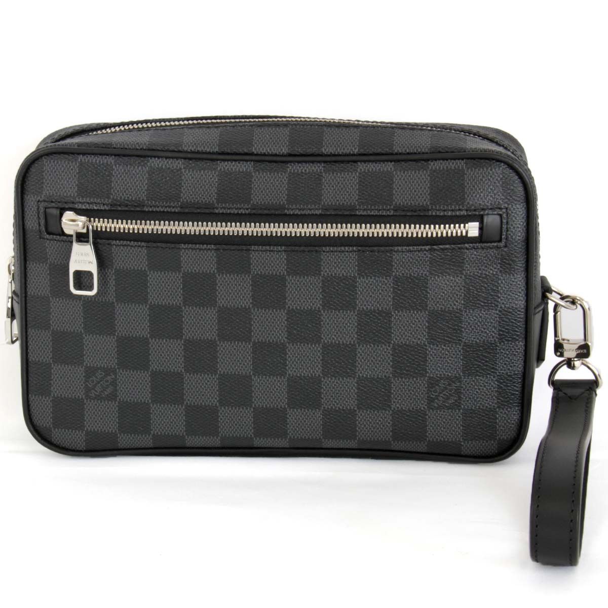 Shop Louis Vuitton DAMIER LouisVuitton Pochette Kasai Damier Graphite canvas  N60501 by sweetピヨ