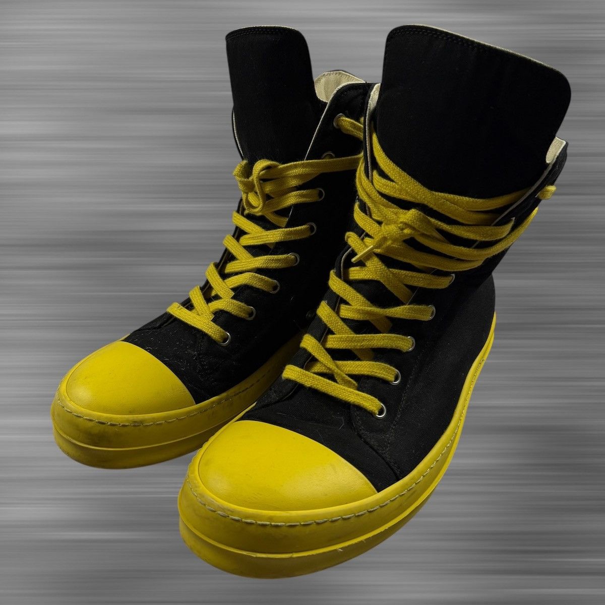 Rick Owens Rick Owens Ramones Rare ‘Yellow’ Sole Size US 8.5 / EU 41-42 - 1 Thumbnail