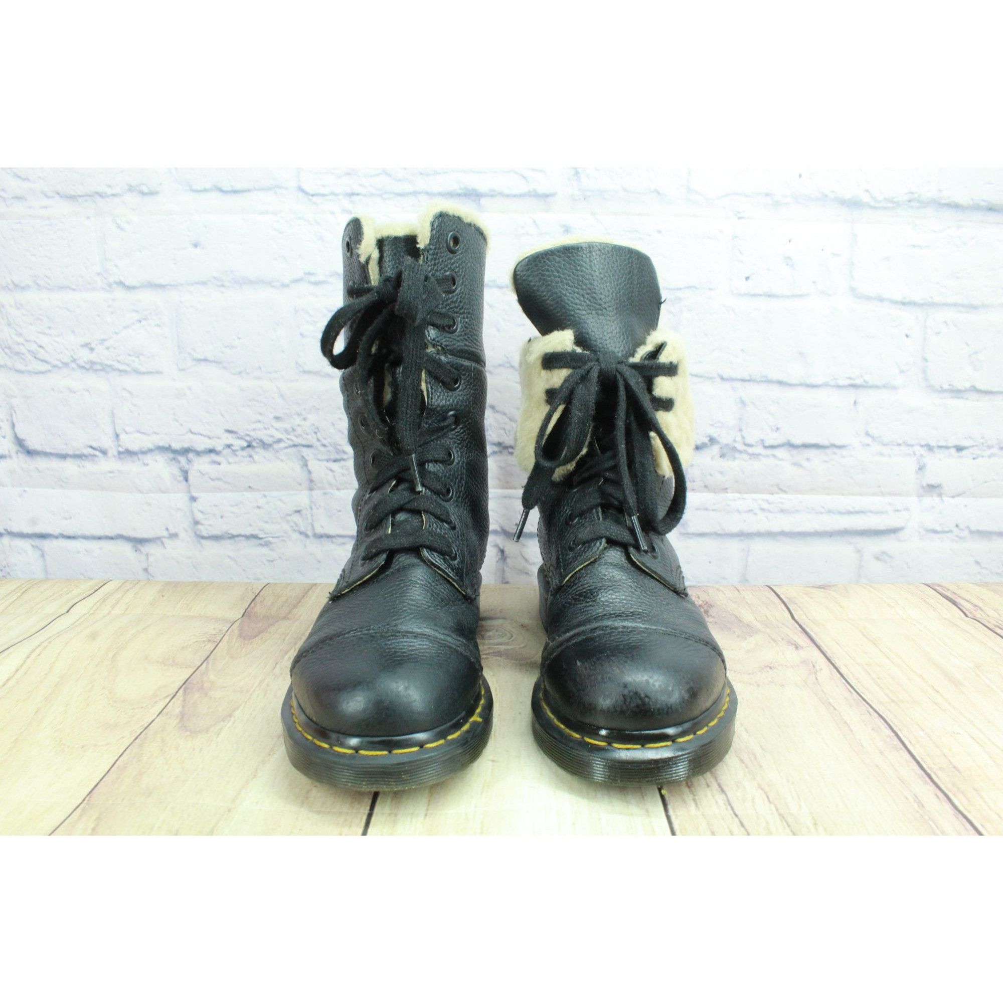 Dr. Martens Dr. Martens Aimilita Shearling Combat Boots US 9 Size US 9 / IT 39 - 4 Thumbnail