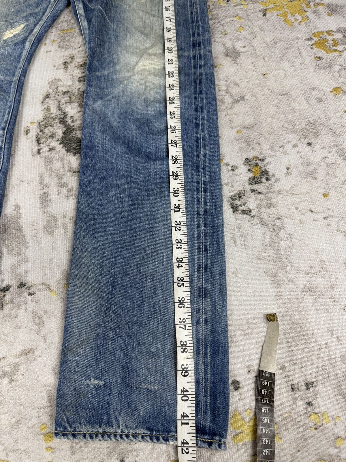 Hysteric Glamour Hysteric Glamour Studded Selvedge Mudwash Jeans Size US 32 / EU 48 - 10 Thumbnail