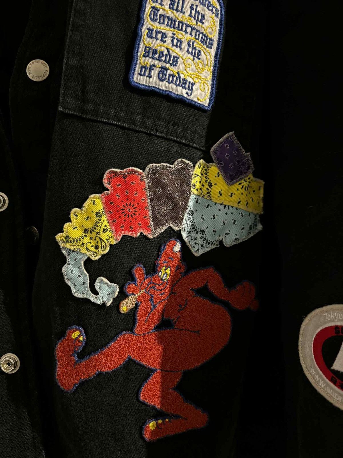 Supreme Supreme Patches Hooded Zip Up Shirt Size US L / EU 52-54 / 3 - 16 Thumbnail