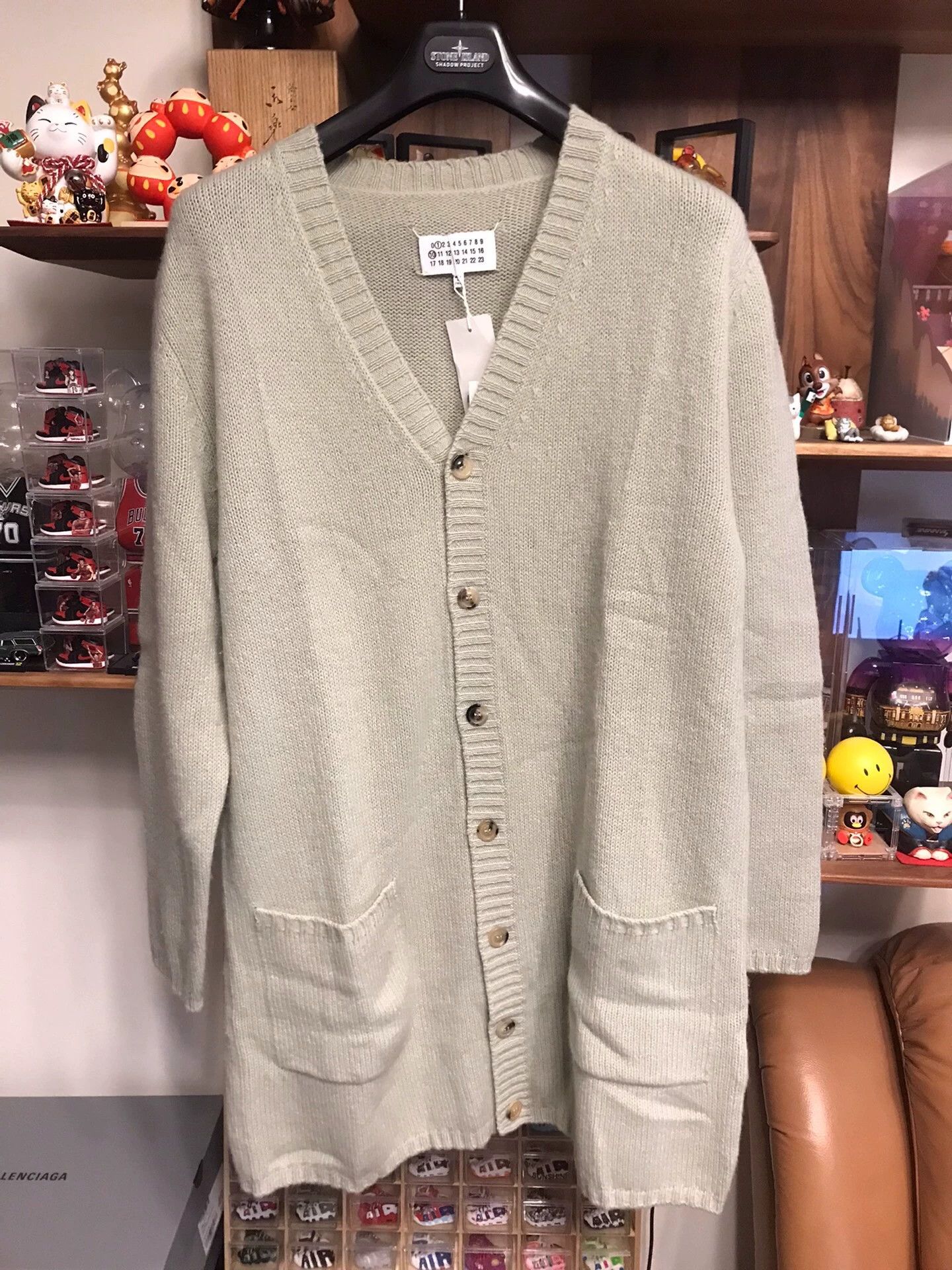 Maison Margiela Maison Margiela new S oversized wool long unisex cardigan Size US S / EU 44-46 / 1 - 1 Thumbnail