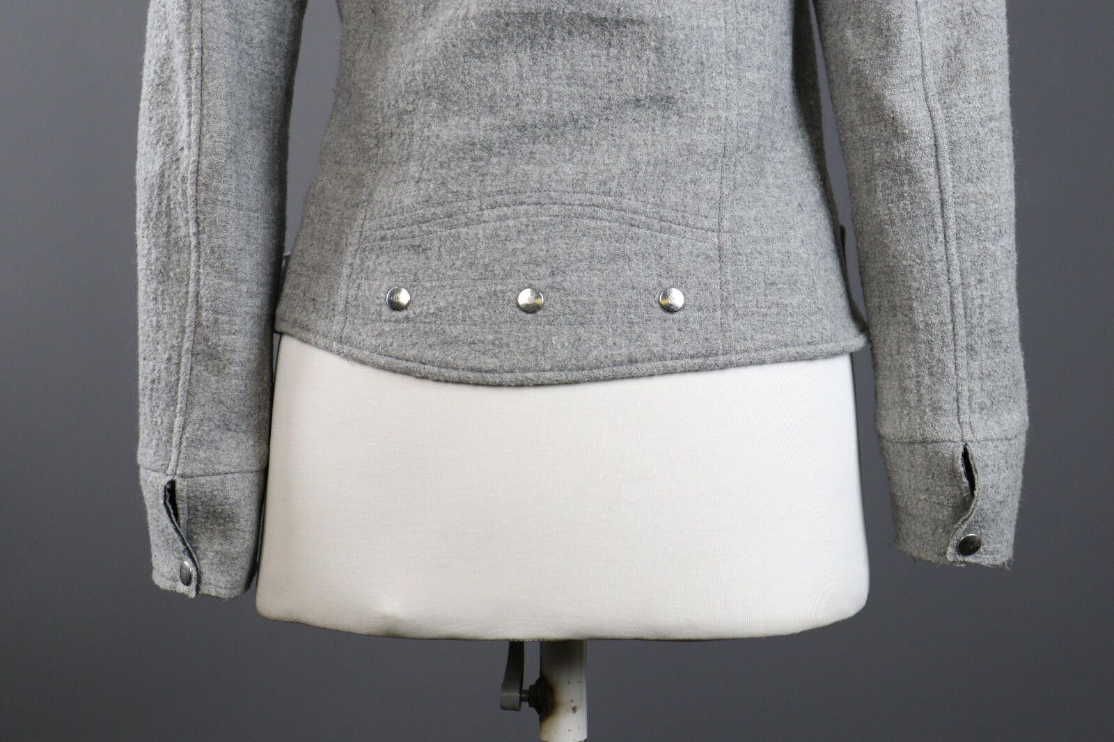 Golden Goose Ladies Golden Goose Wool Acymetric Full Zip Jacket Size M Size M / US 6-8 / IT 42-44 - 7 Thumbnail
