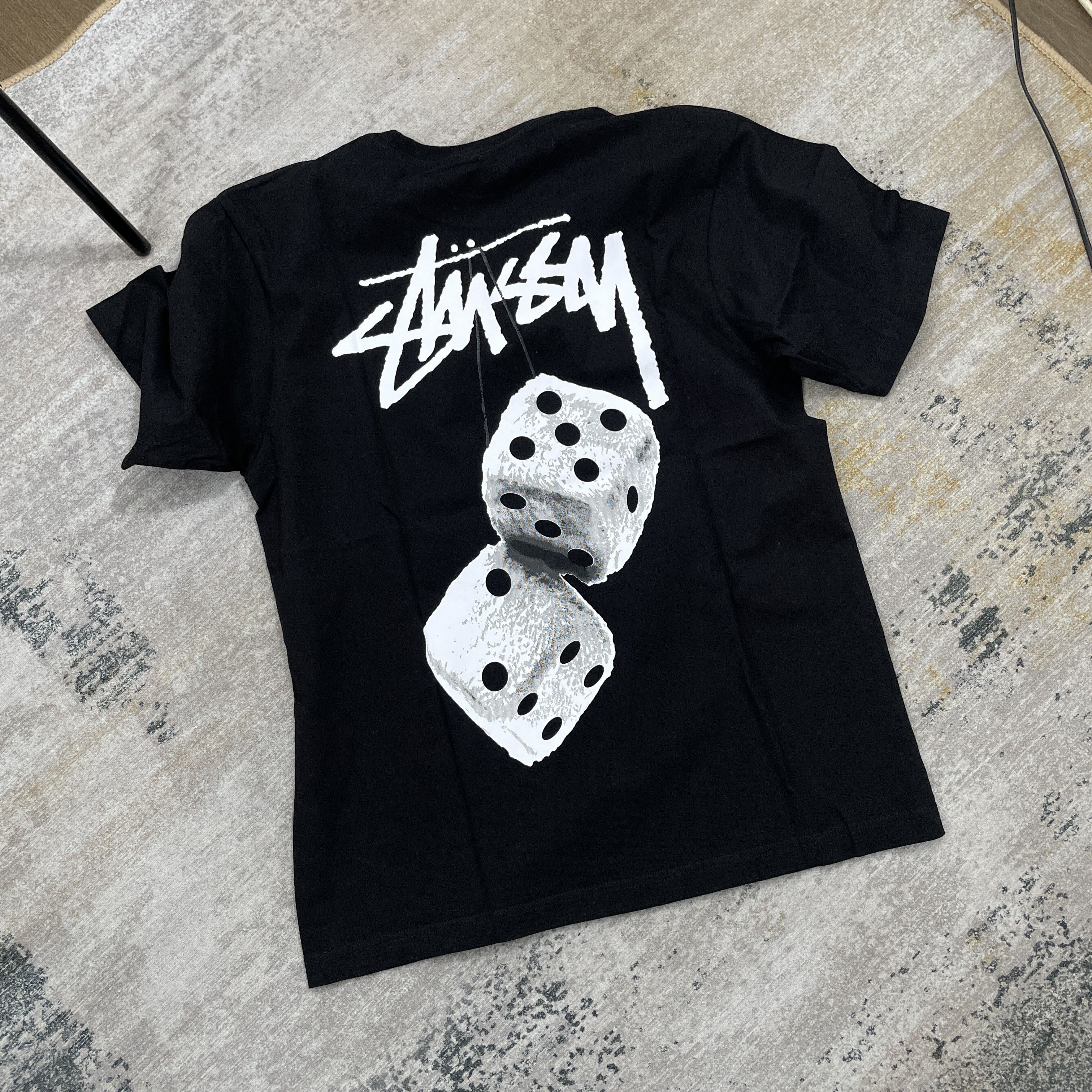 Stussy STUSSY DICE TSHIRT BLACK Size US L / EU 52-54 / 3 - 5 Thumbnail