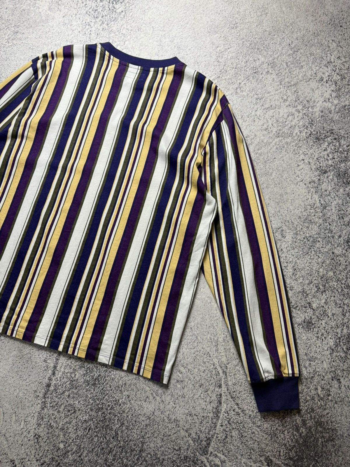 A$AP Rocky Guess x A$AP Rocky Long Sleeve Orange Striped T-Shirt Size US L / EU 52-54 / 3 - 18 Thumbnail