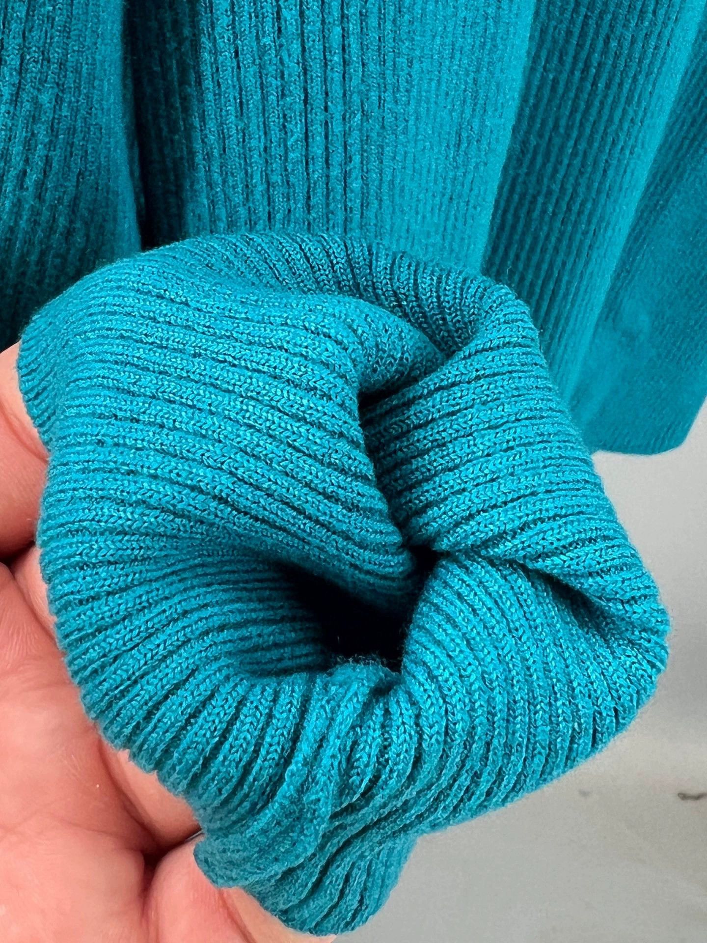 Bottega Veneta blue wool crew neck knit pullover Size US S / EU 44-46 / 1 - 3 Thumbnail