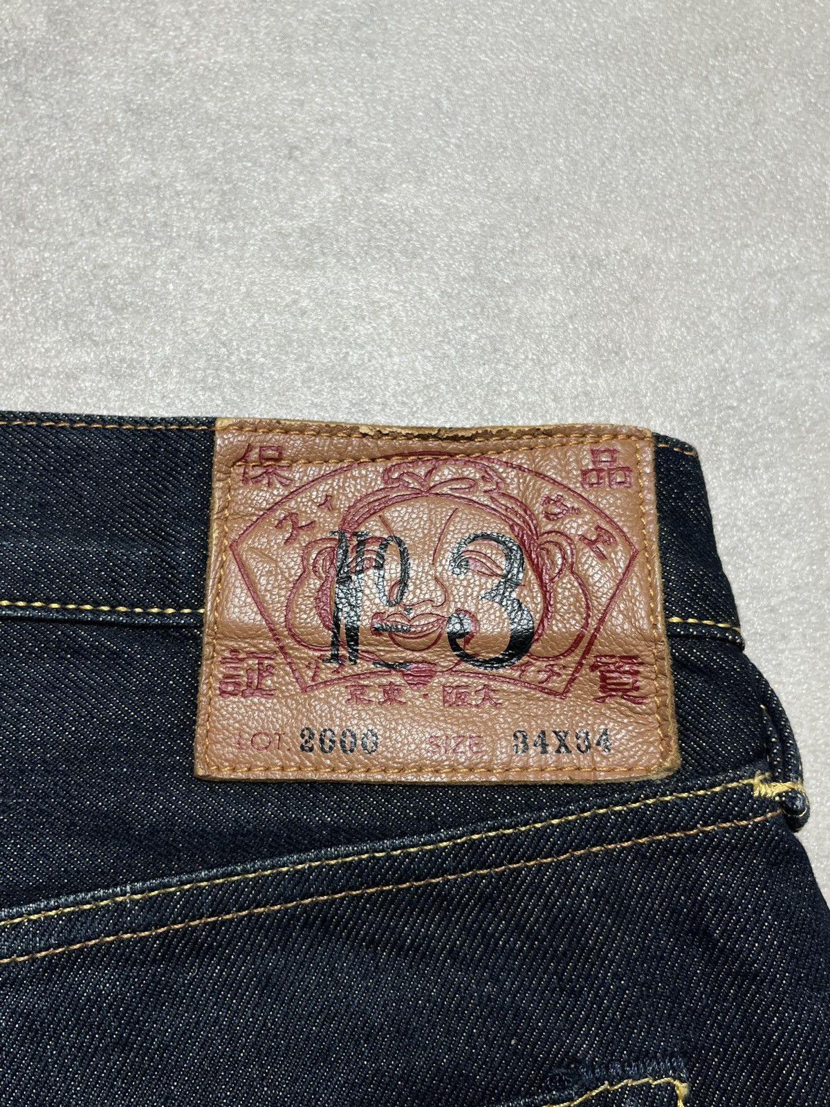 Evisu Evisu Daicock Script Logo Selvedge Denim Jeans Size US 34 / EU 50 - 7 Thumbnail